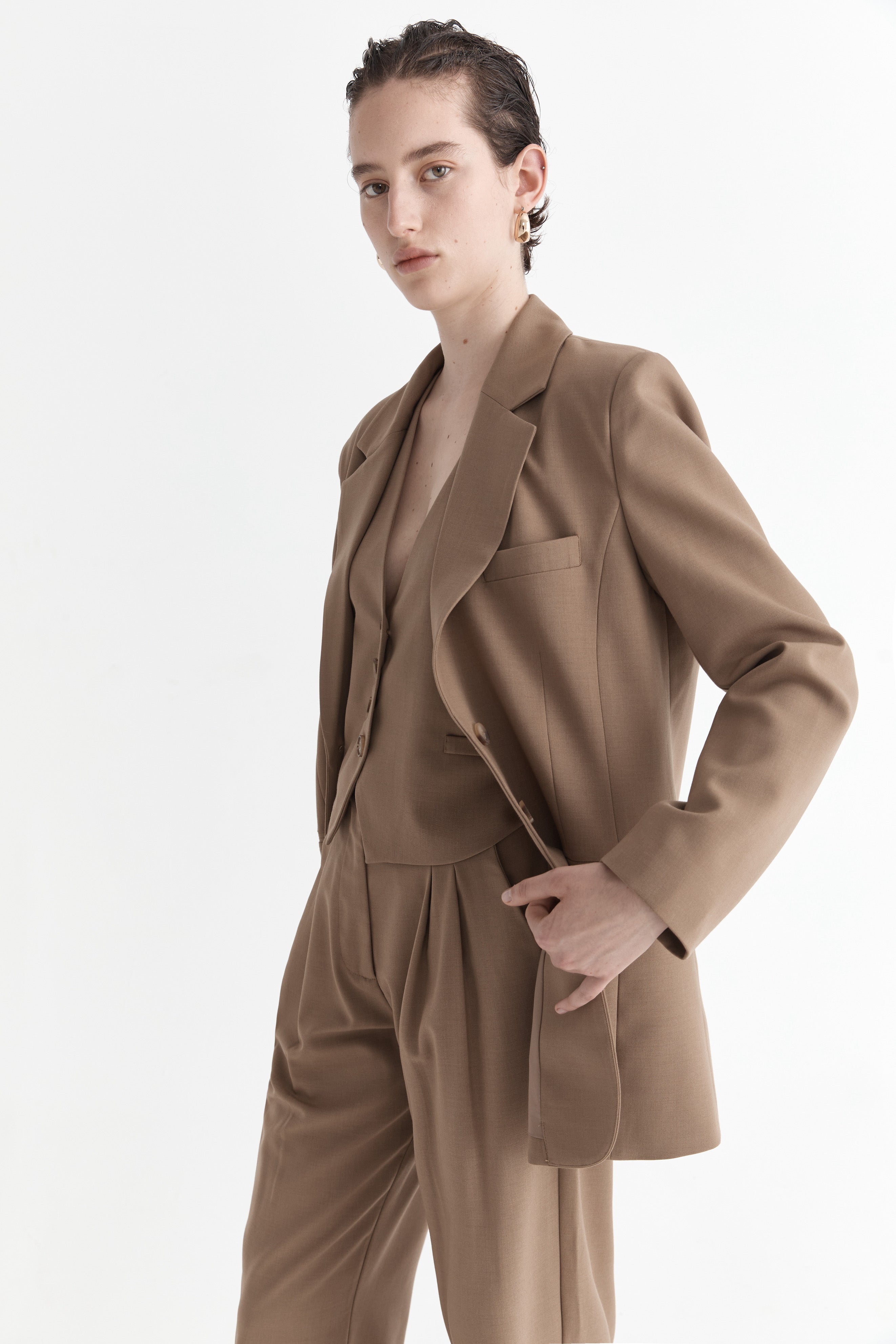 The Leon Pants | Creme