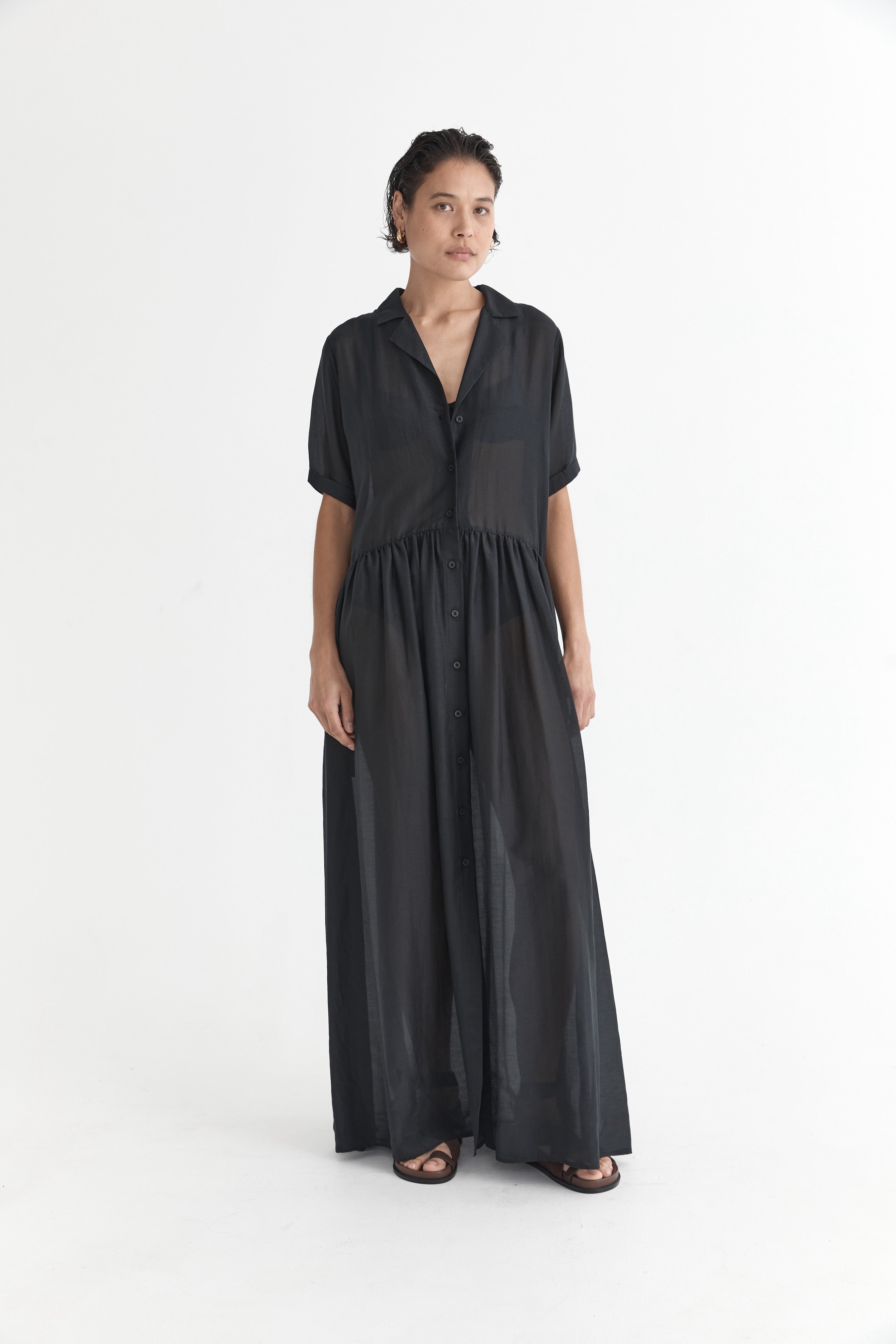 The Carmelia Dress | Noir