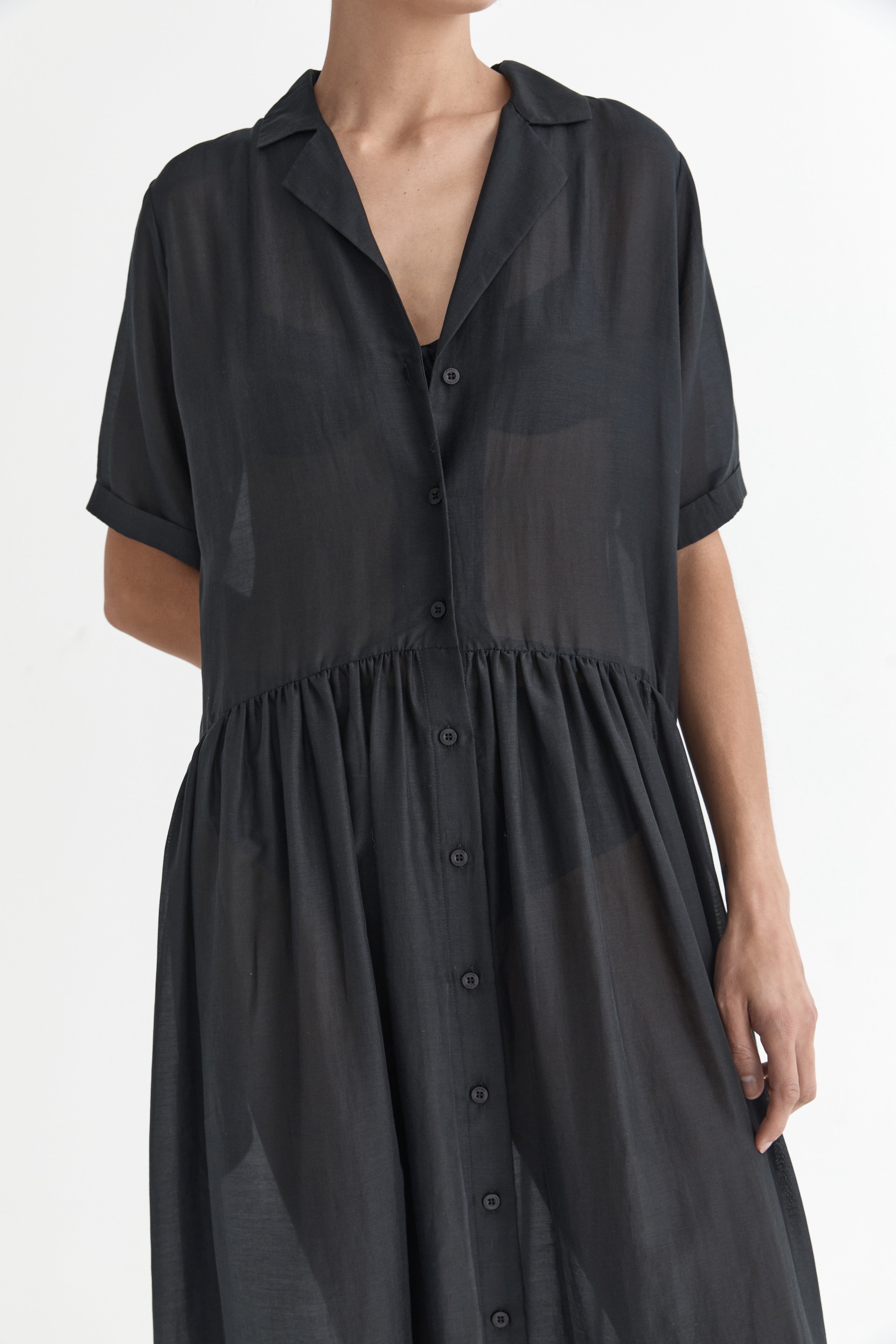 The Carmelia Dress | Noir