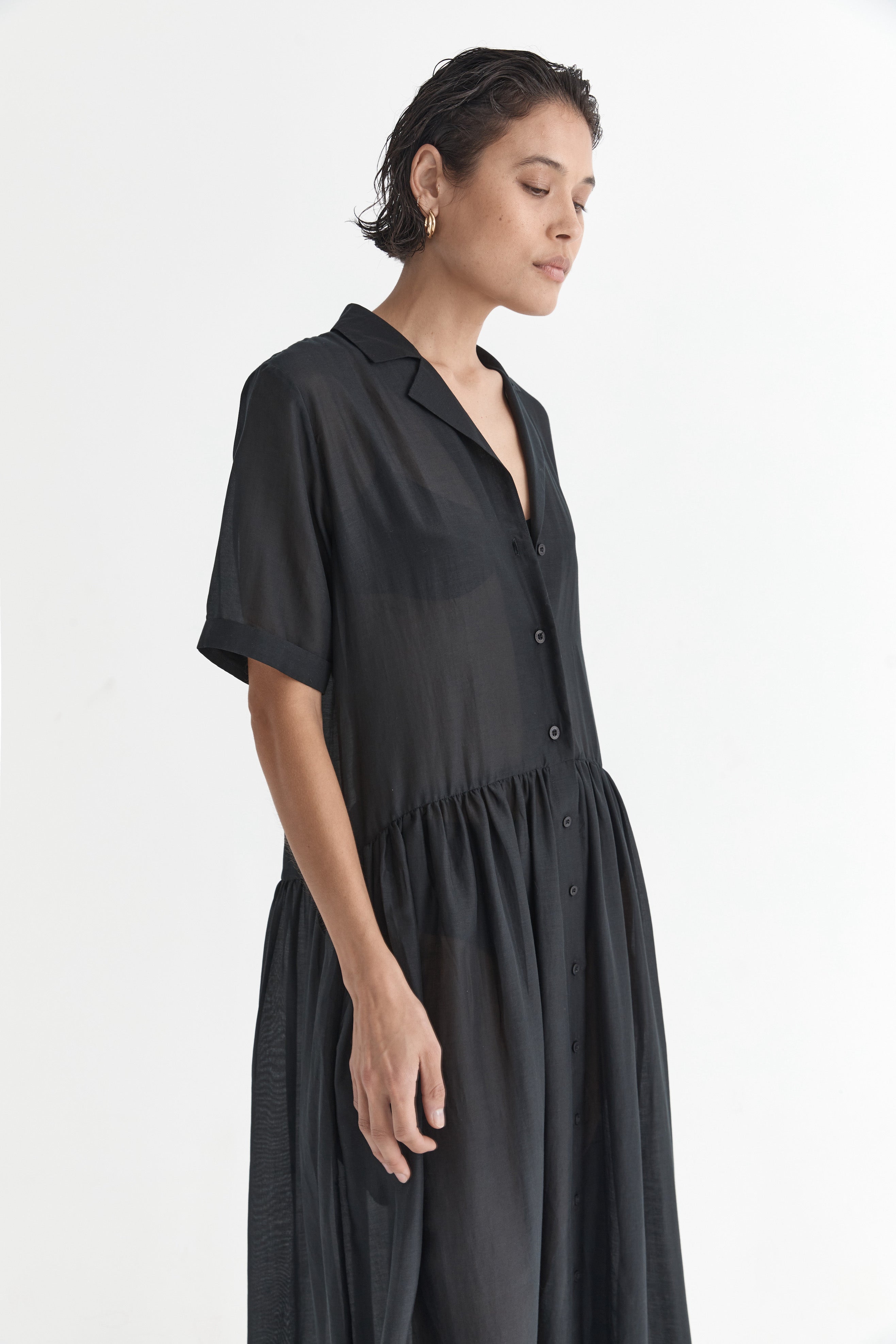 The Carmelia Dress | Noir