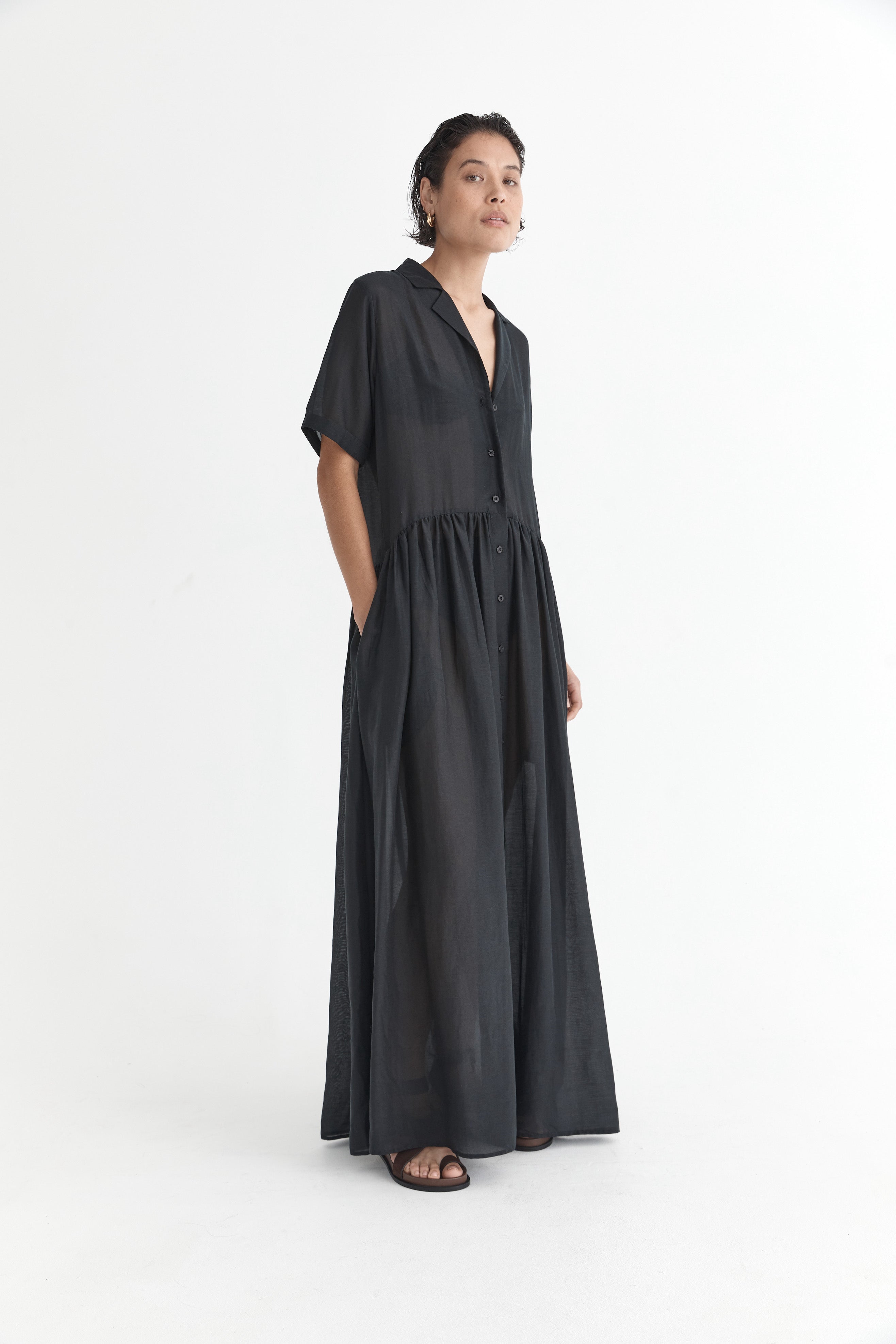 The Carmelia Dress | Noir