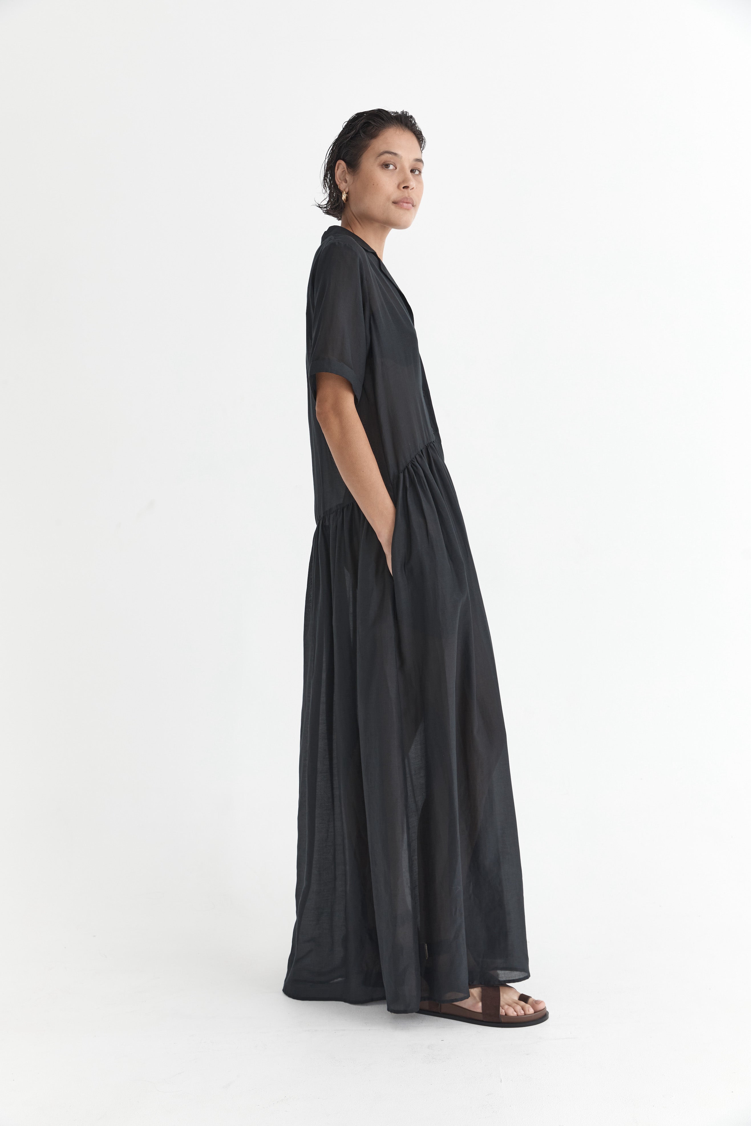 The Carmelia Dress | Noir