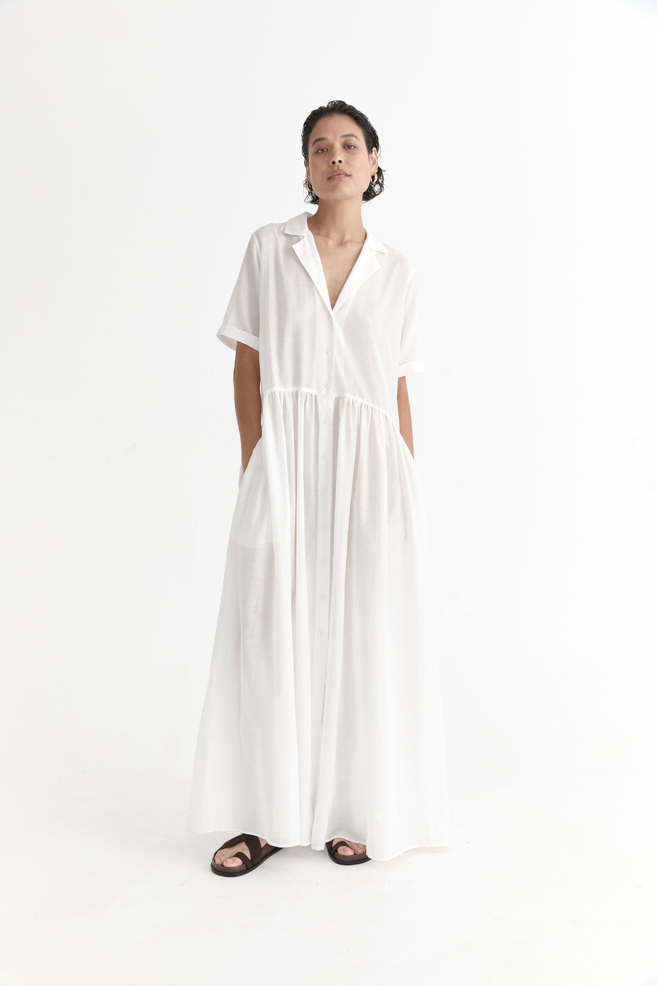 The Carmelia Dress | Ivory