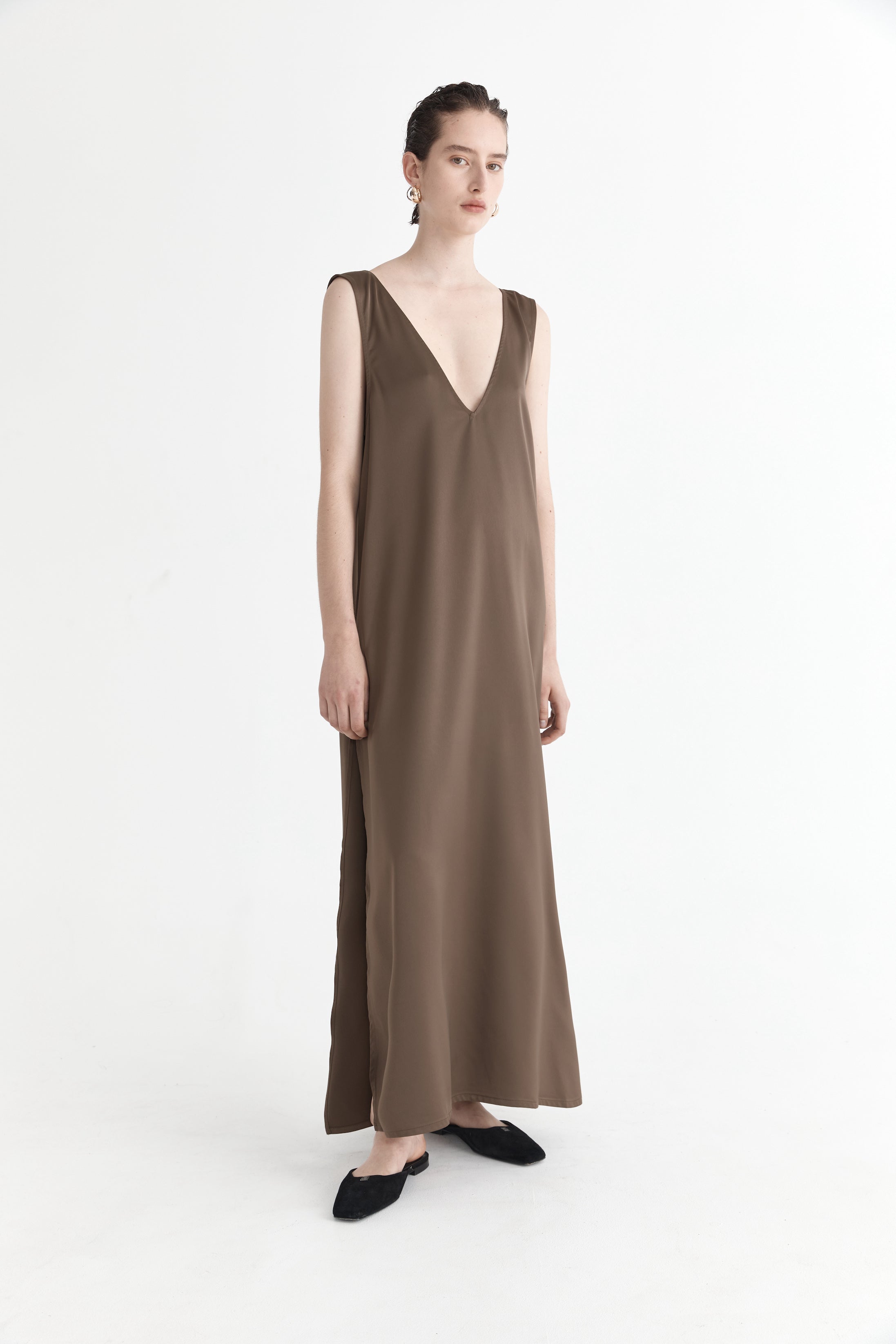 The Allegra Dress | Tobacco