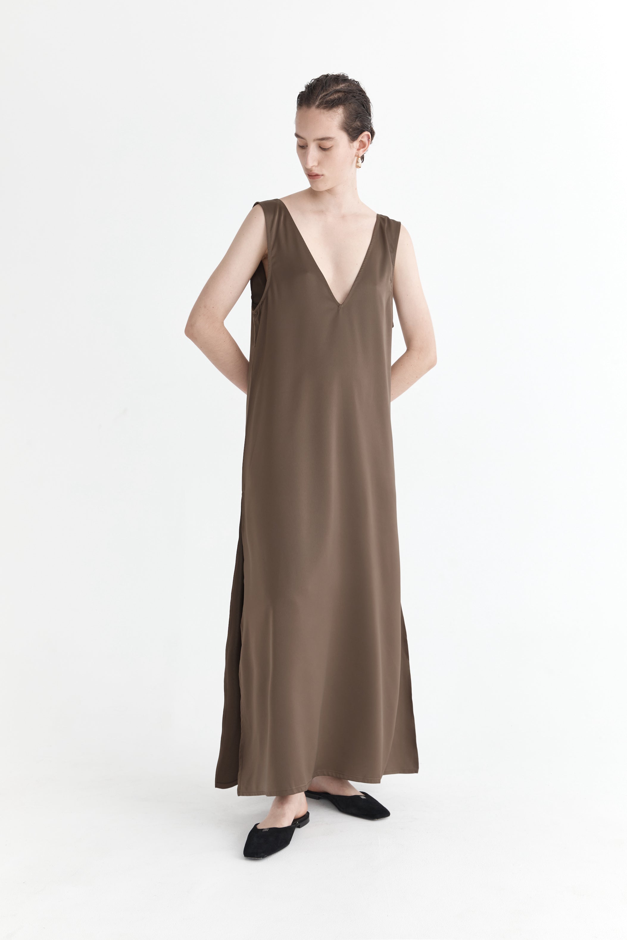 The Allegra Dress | Tobacco