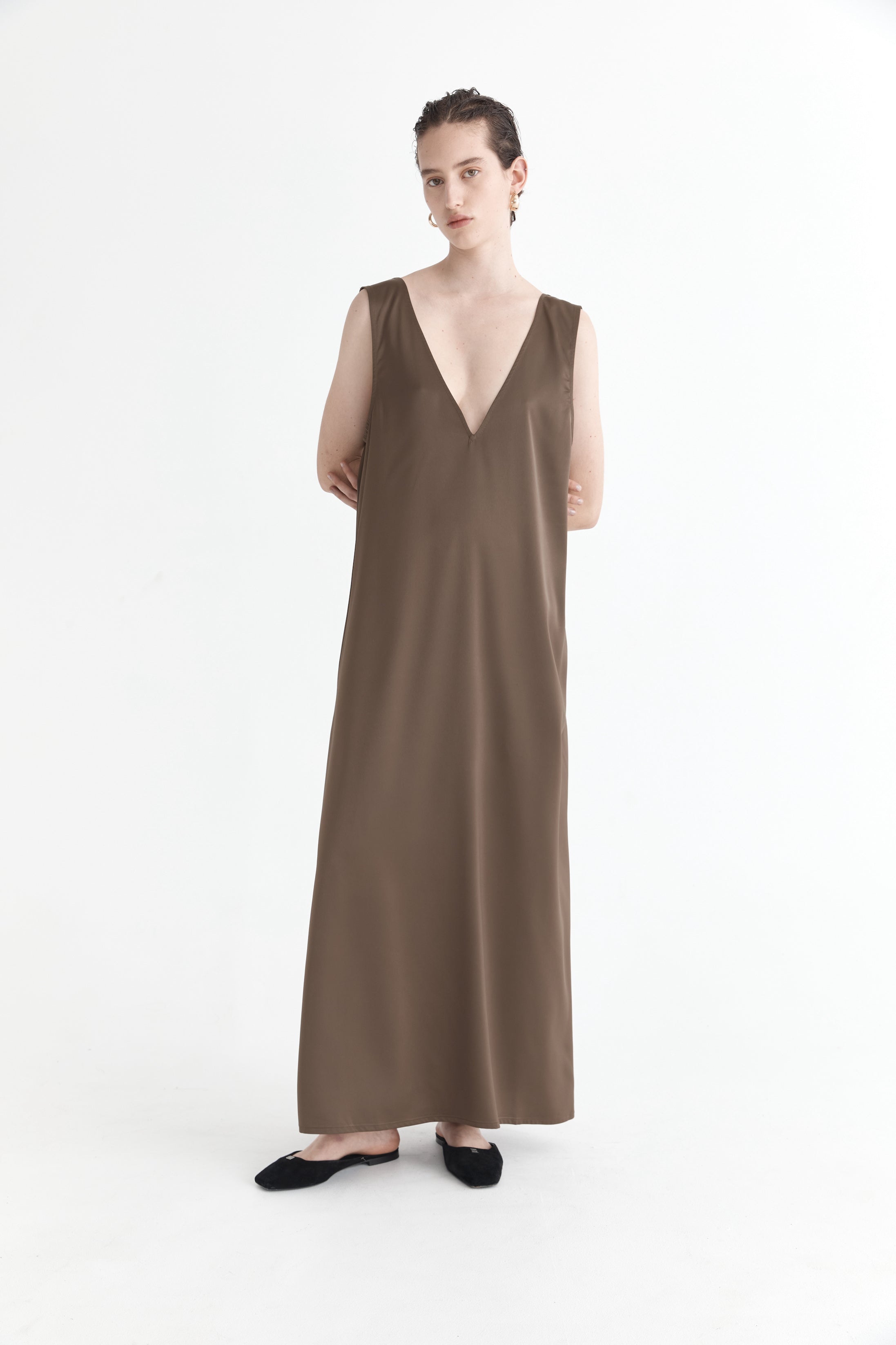 The Allegra Dress | Tobacco