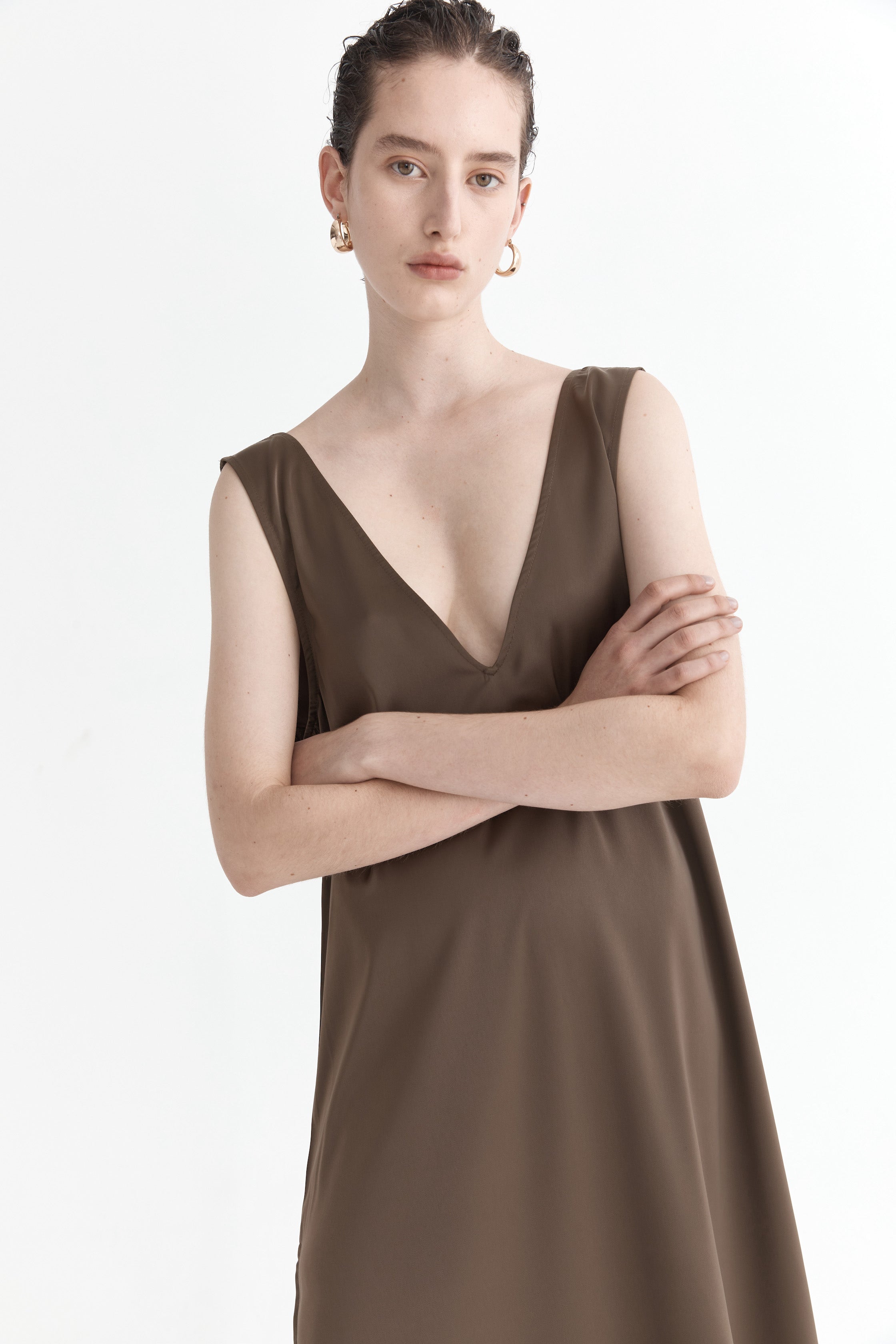 The Allegra Dress | Tobacco