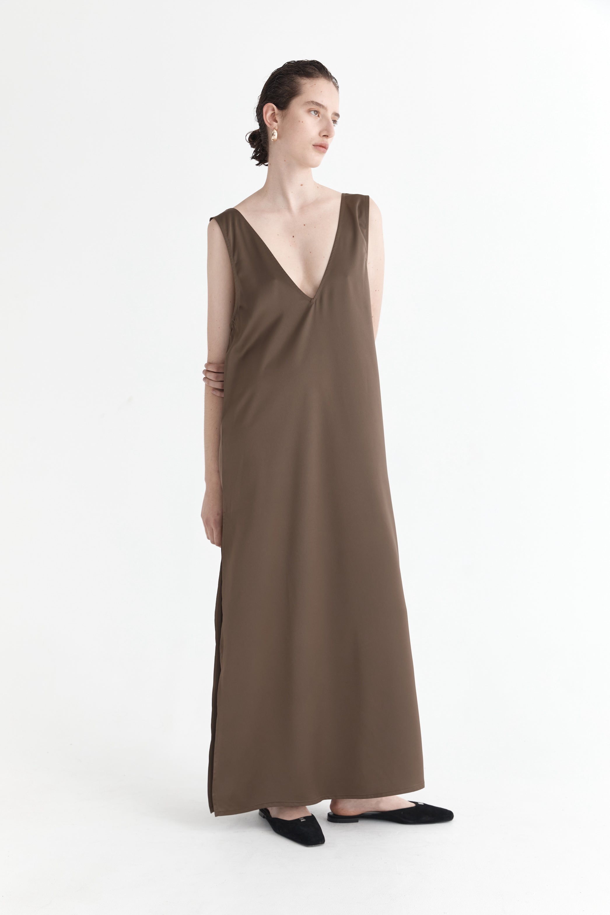 The Allegra Dress | Tobacco