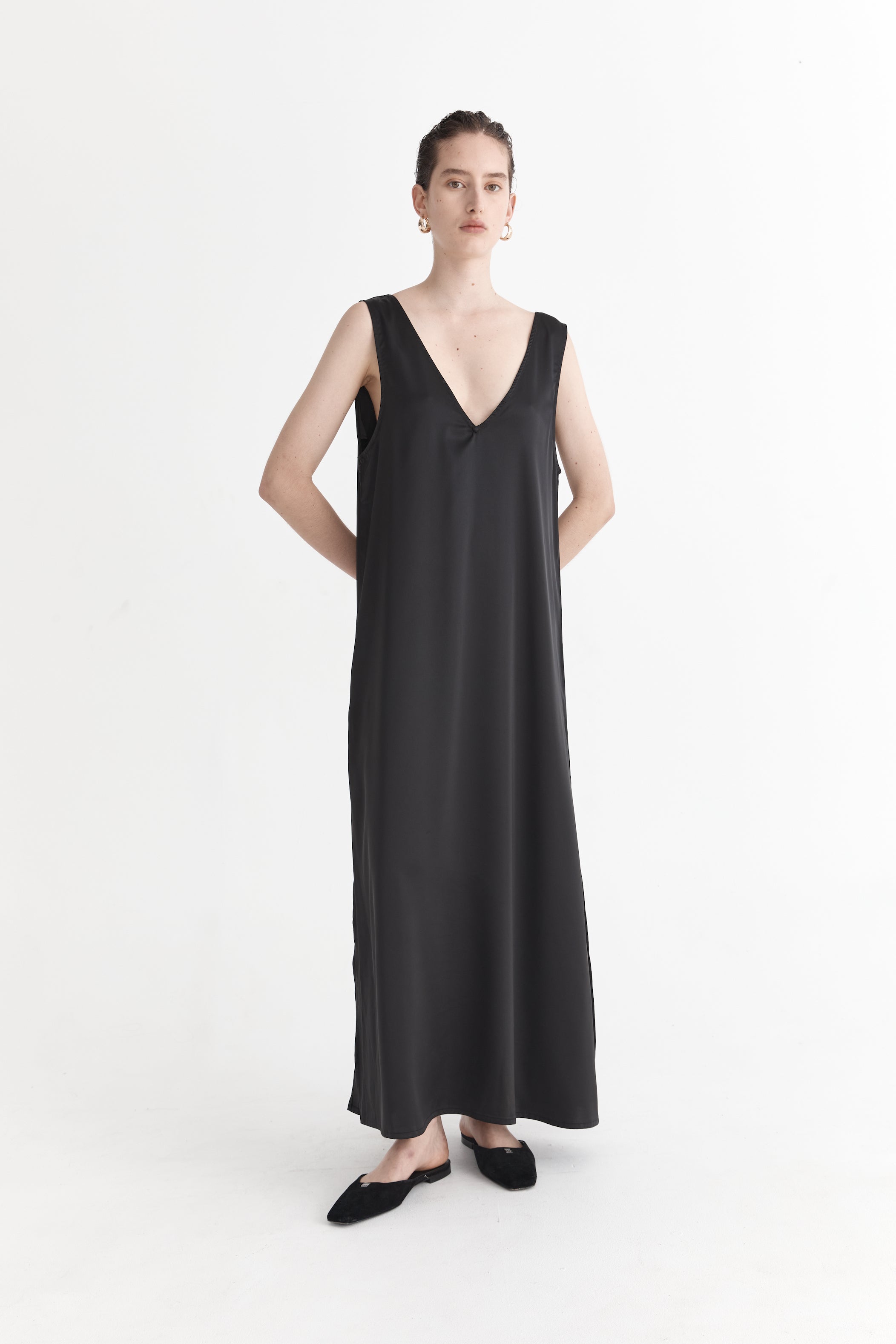 The Allegra Dress | Noir