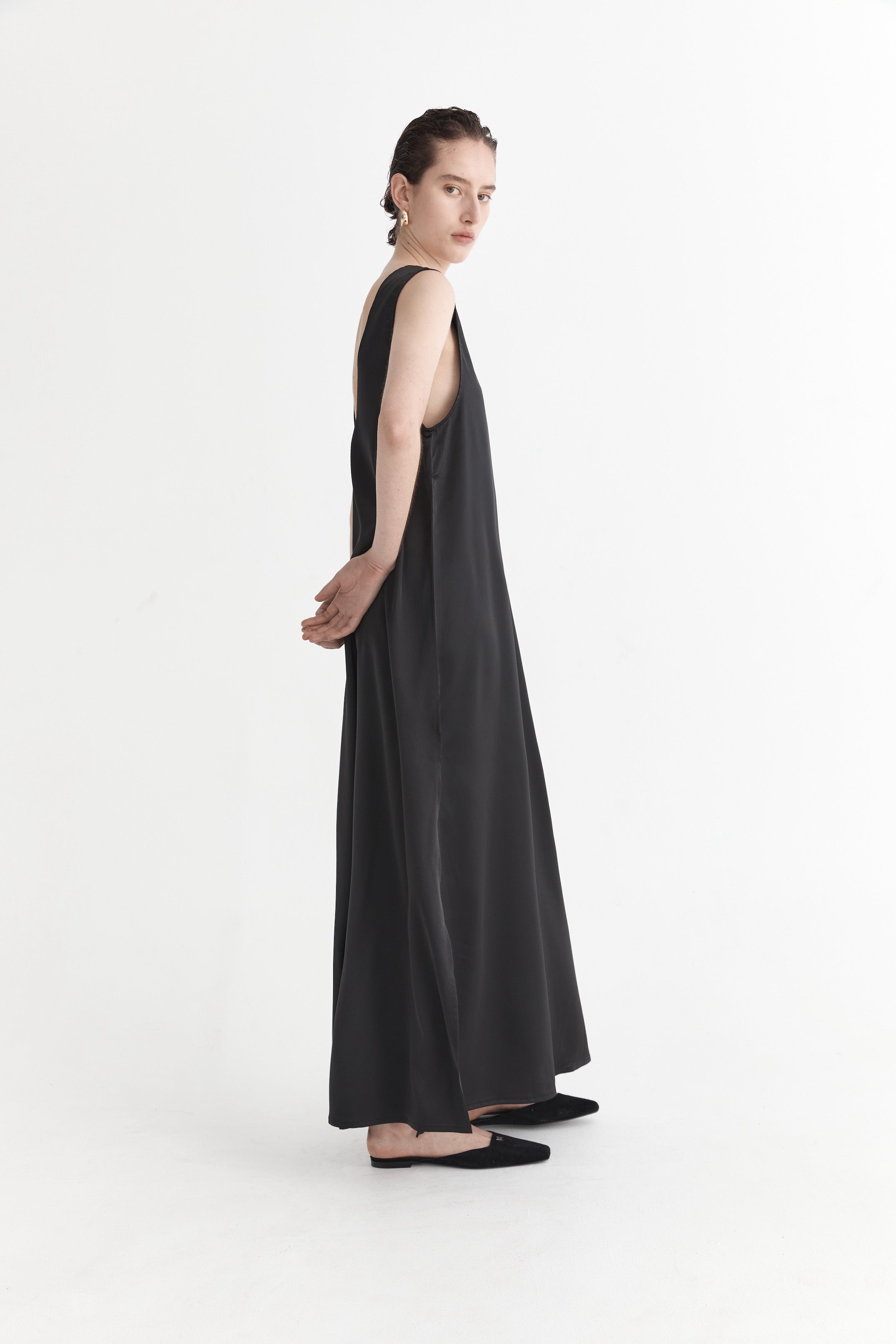 The Allegra Dress | Noir