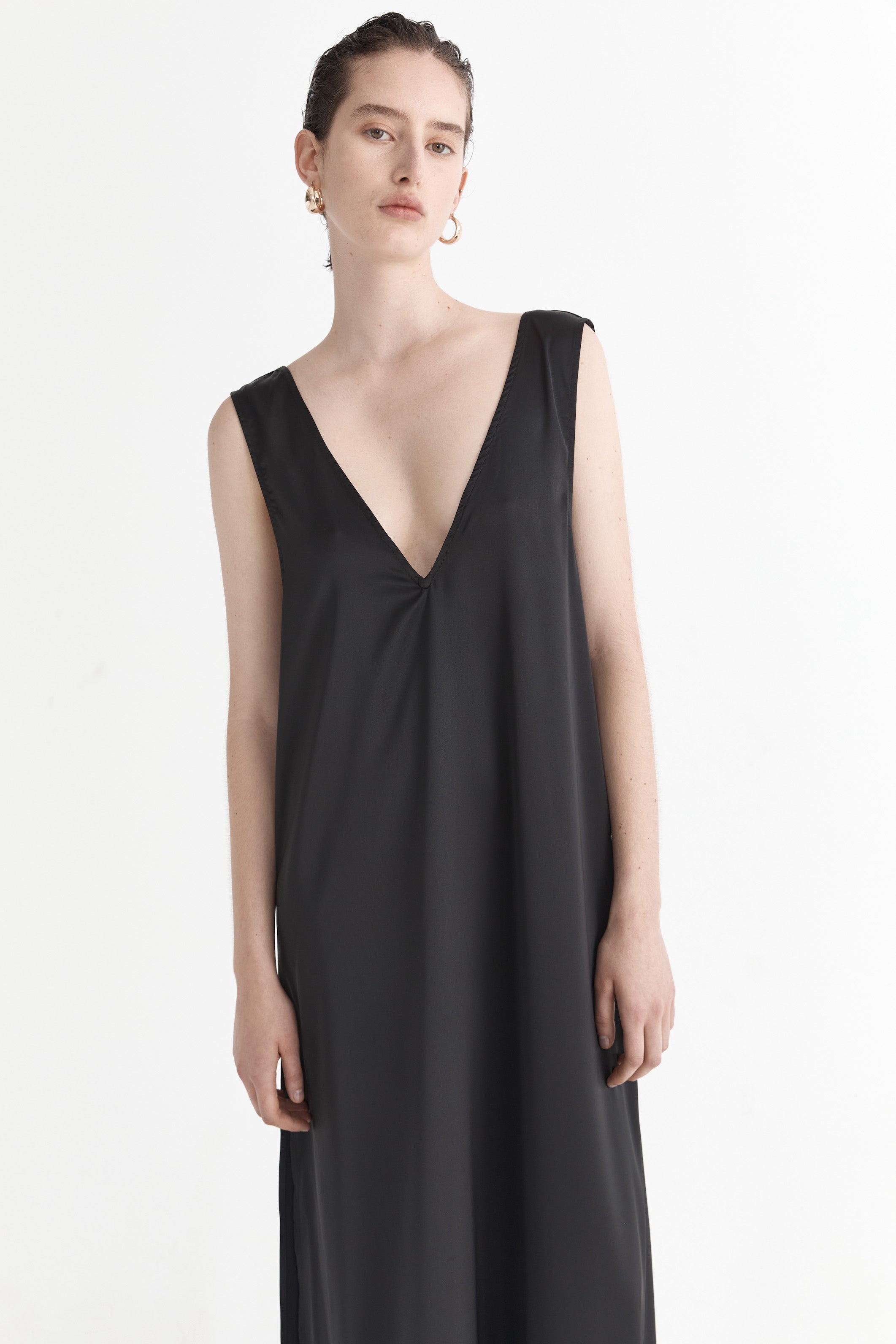 The Allegra Dress | Noir