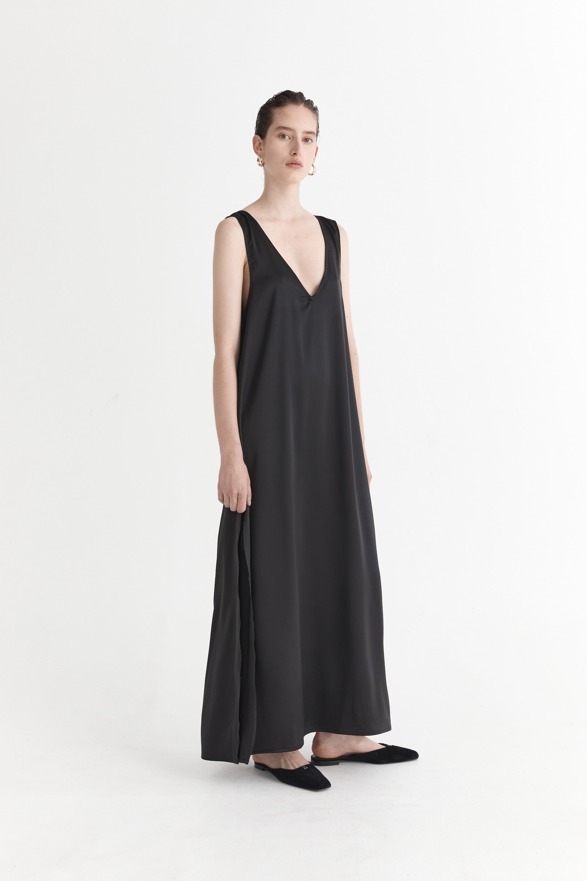 The Allegra Dress | Noir