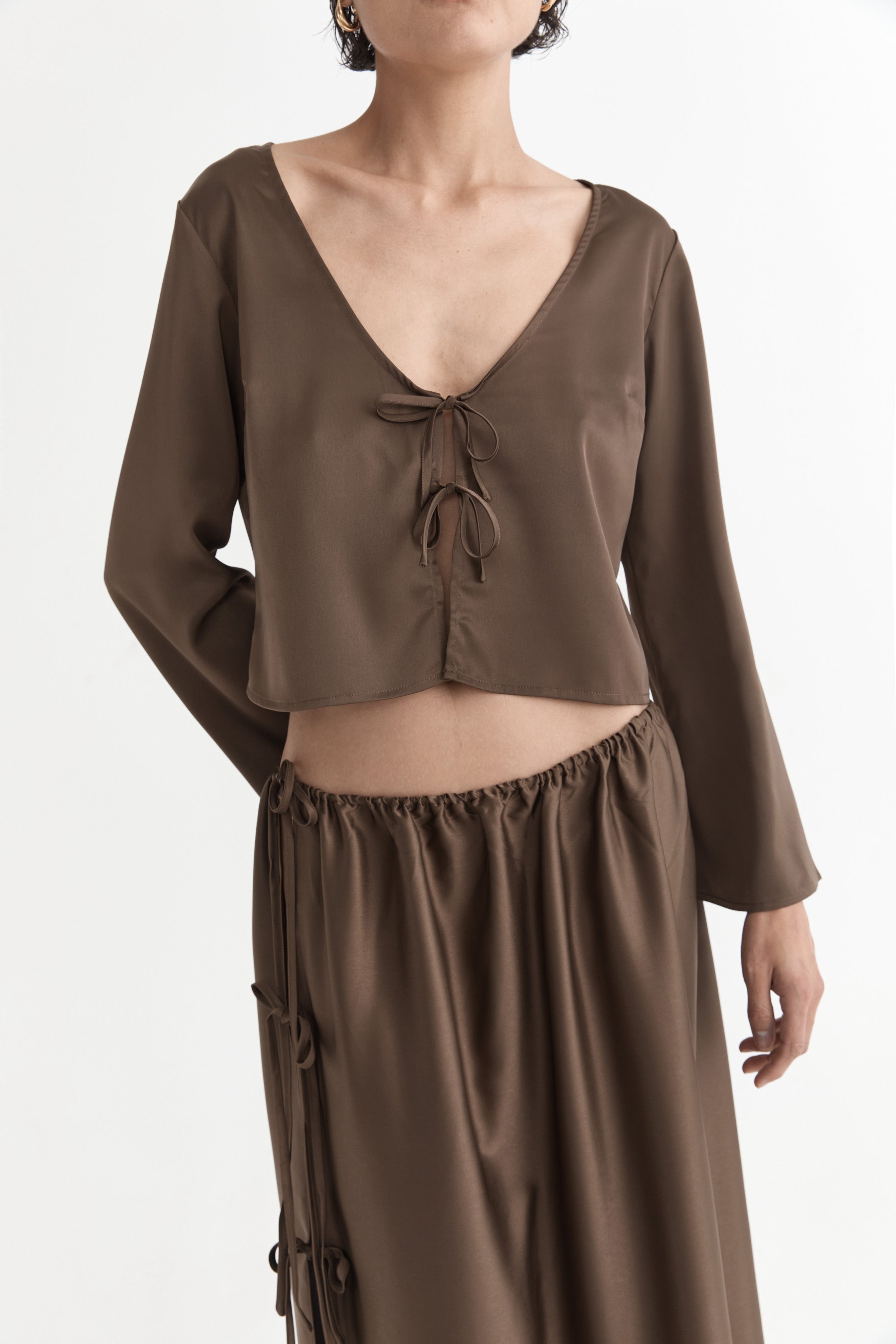 The Celeste Blouse | Tobacco