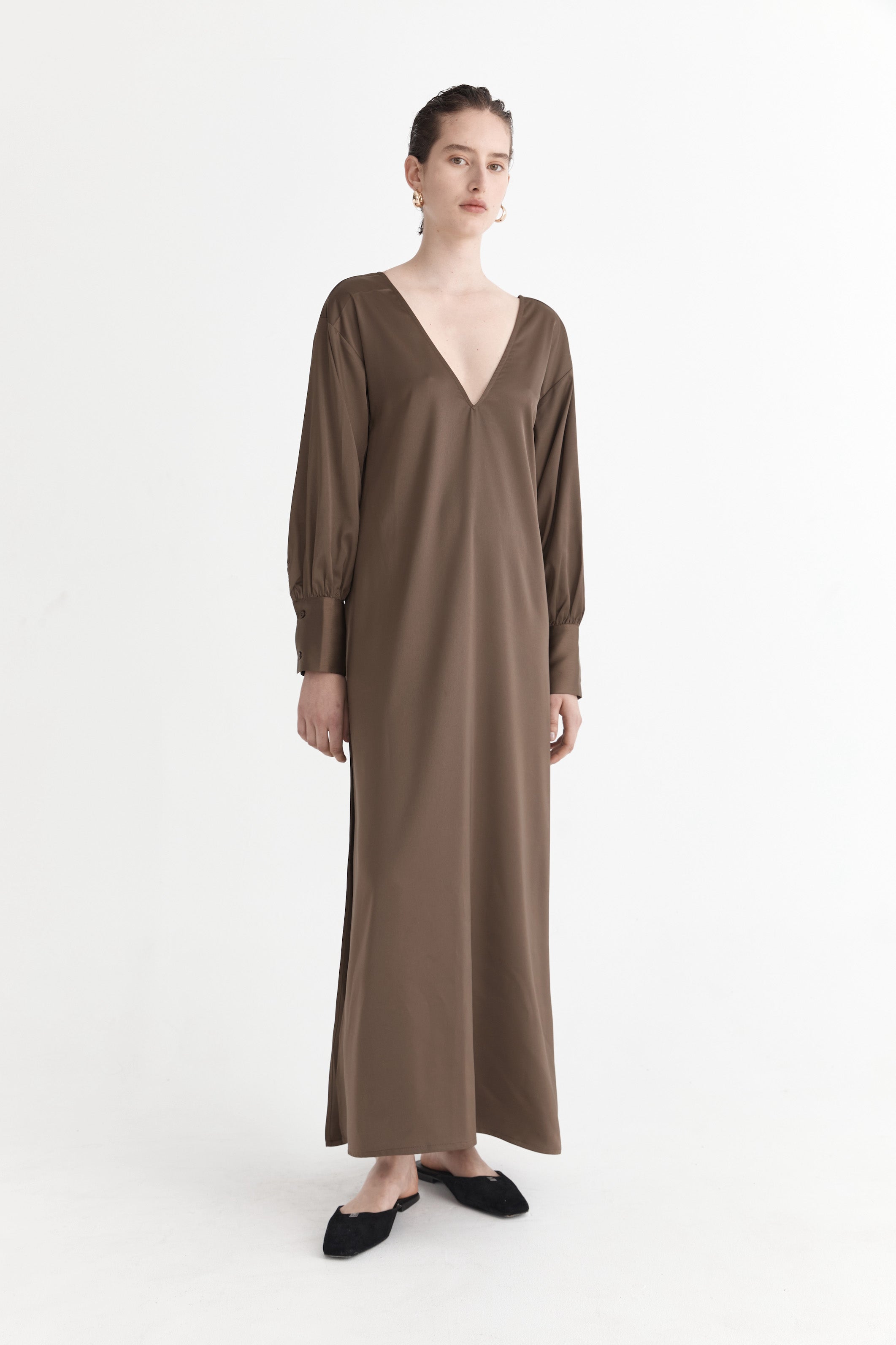 The Josefine Dress | Tobacco