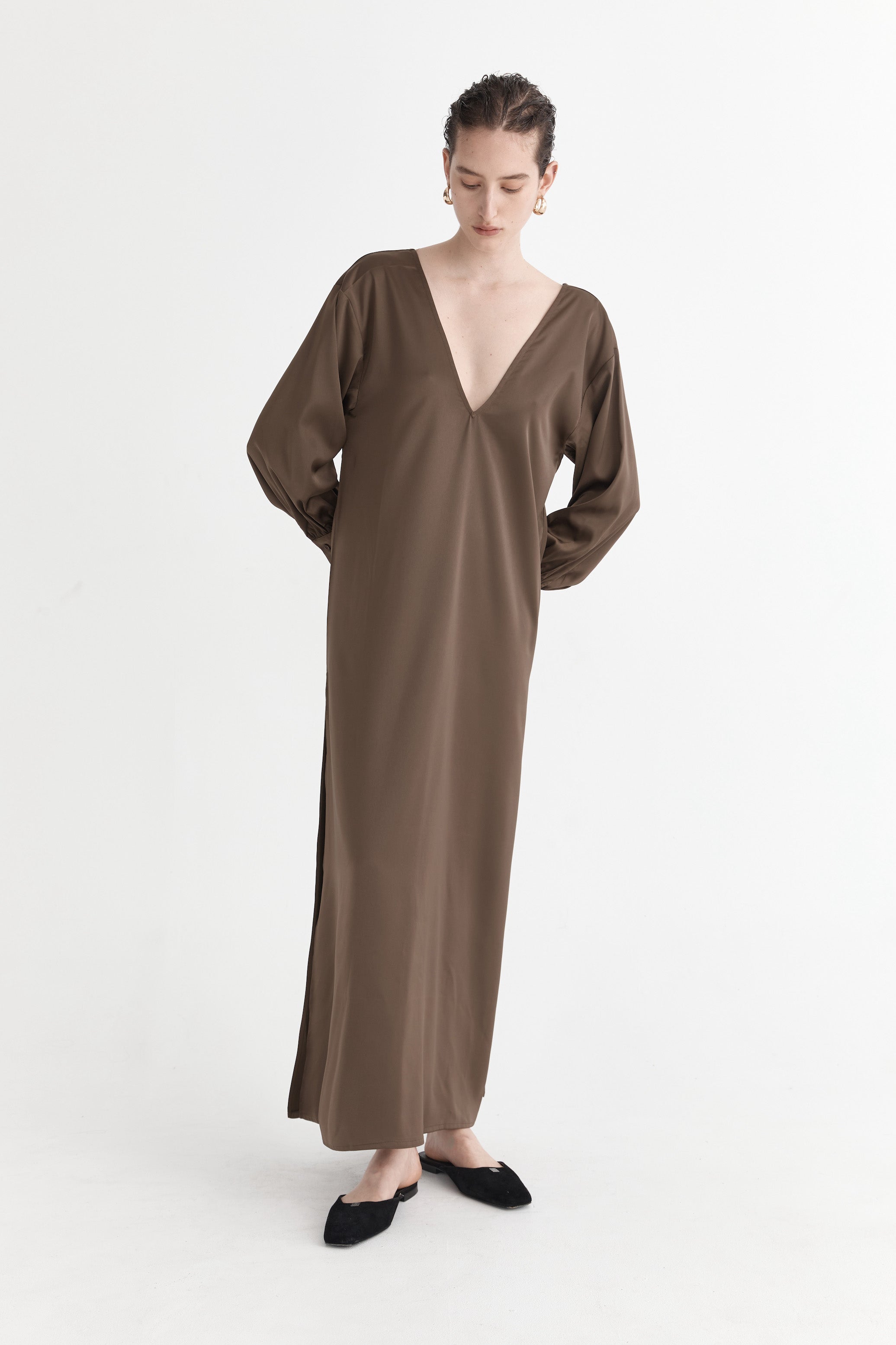 The Josefine Dress | Tobacco