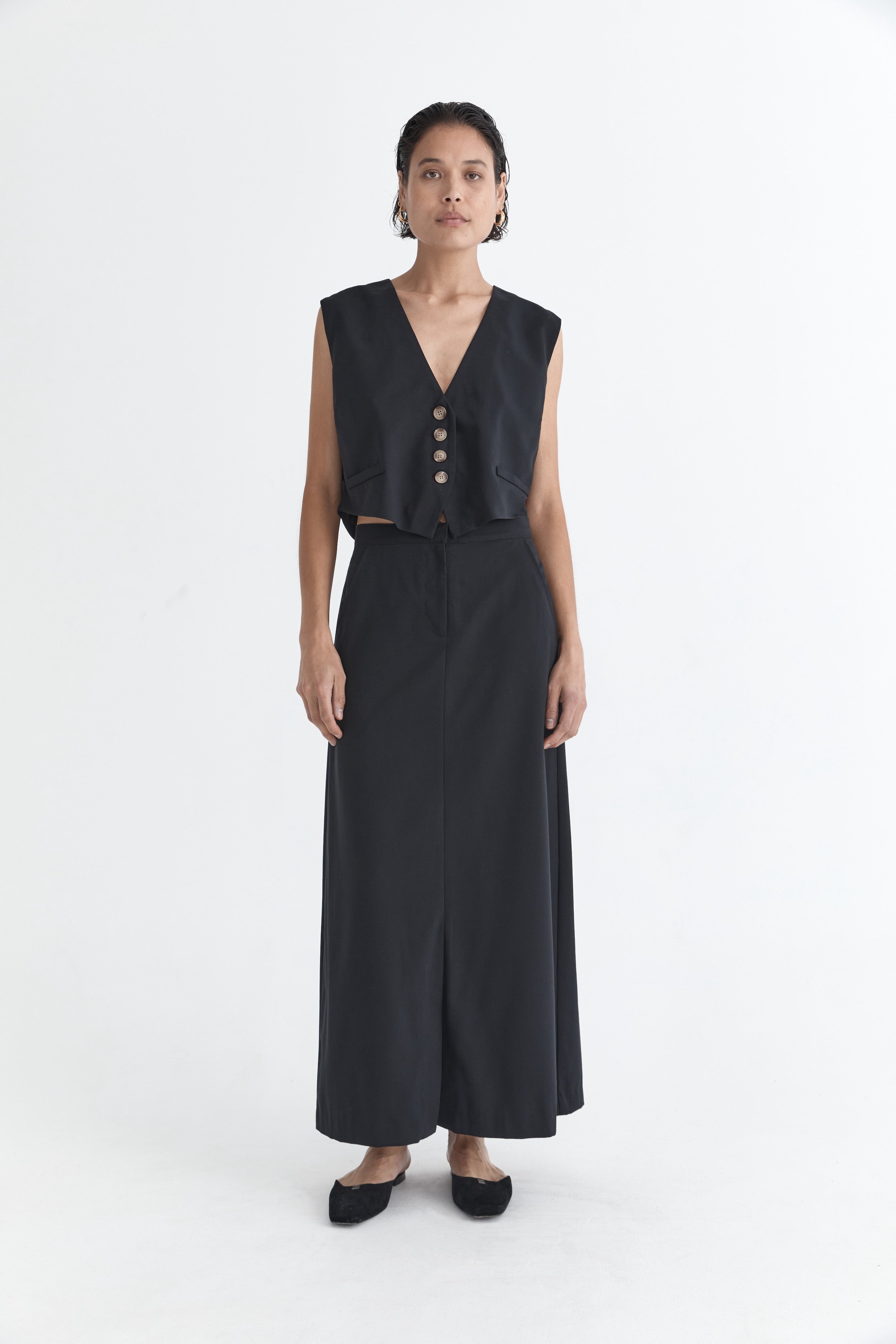 The Clemence Skirt | Noir