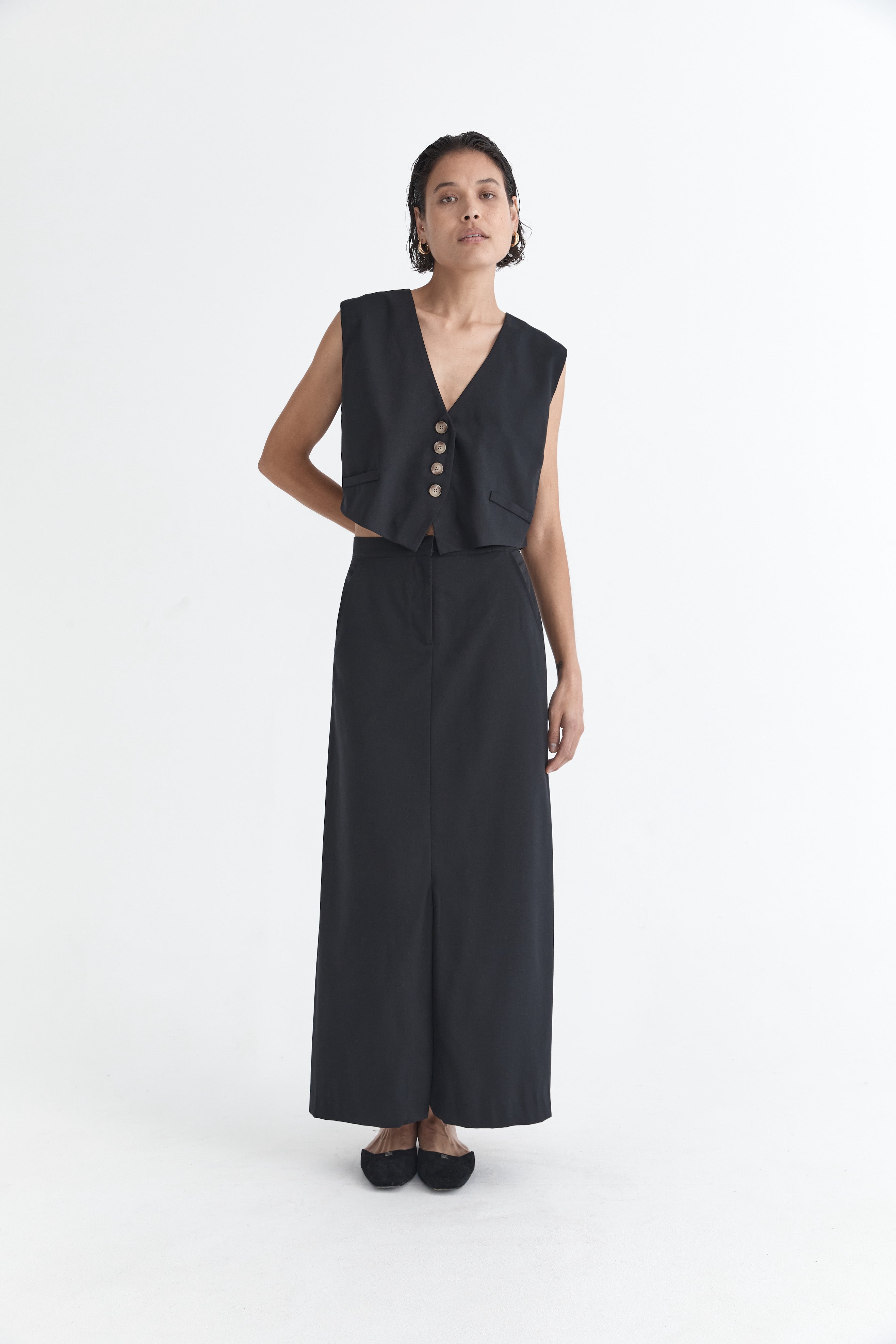 The Clemence Skirt | Noir