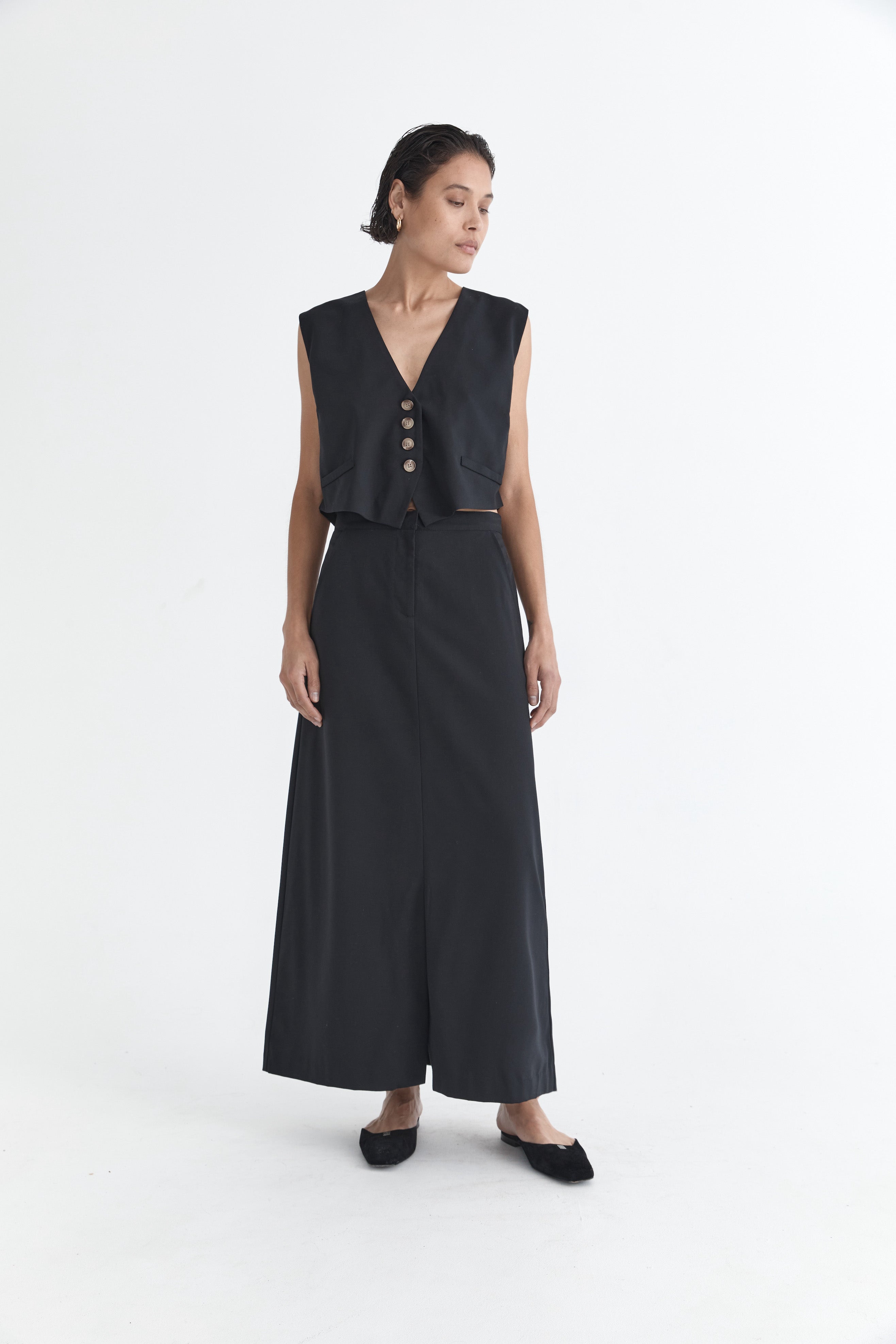 The Clemence Skirt | Noir