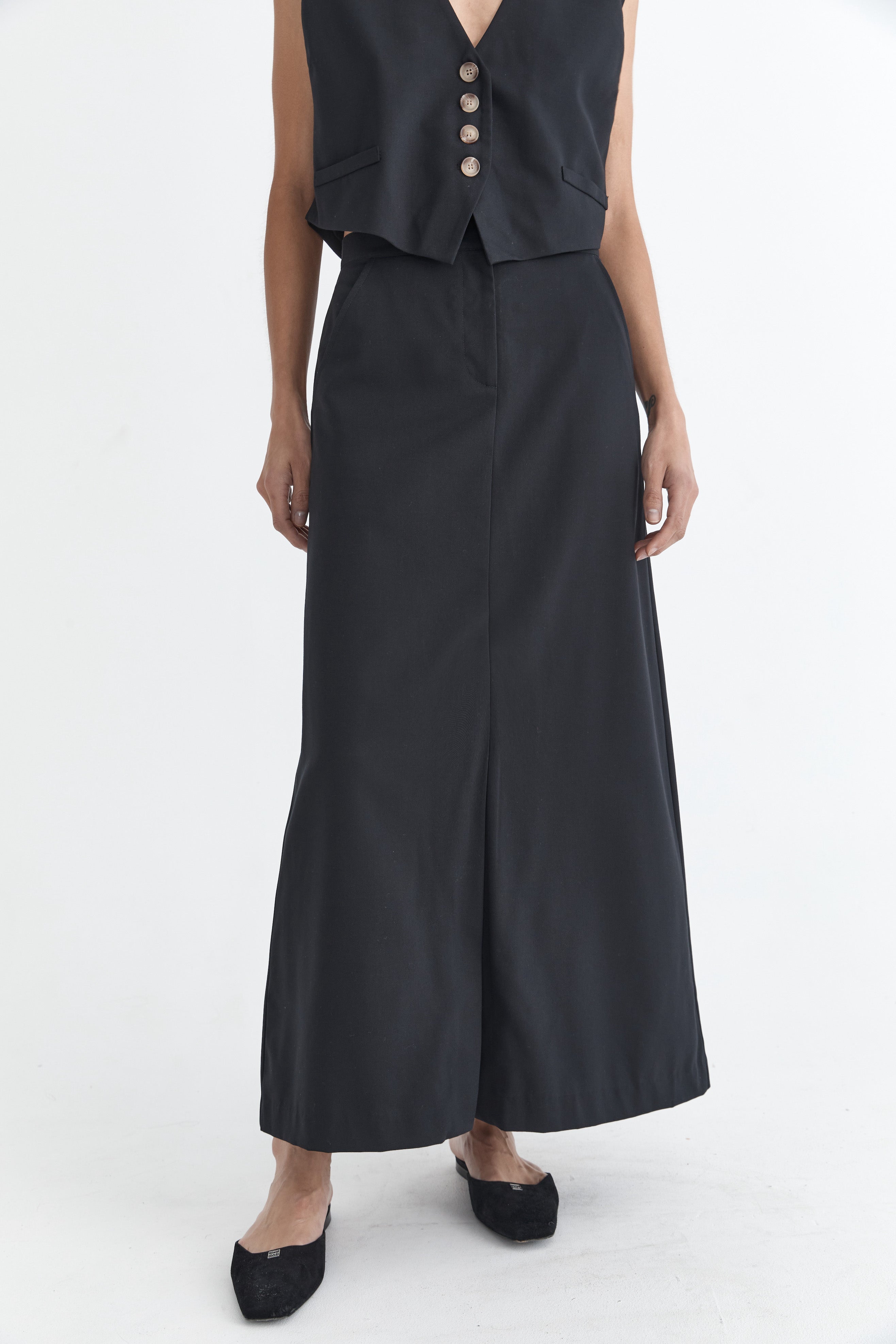 The Clemence Skirt | Noir