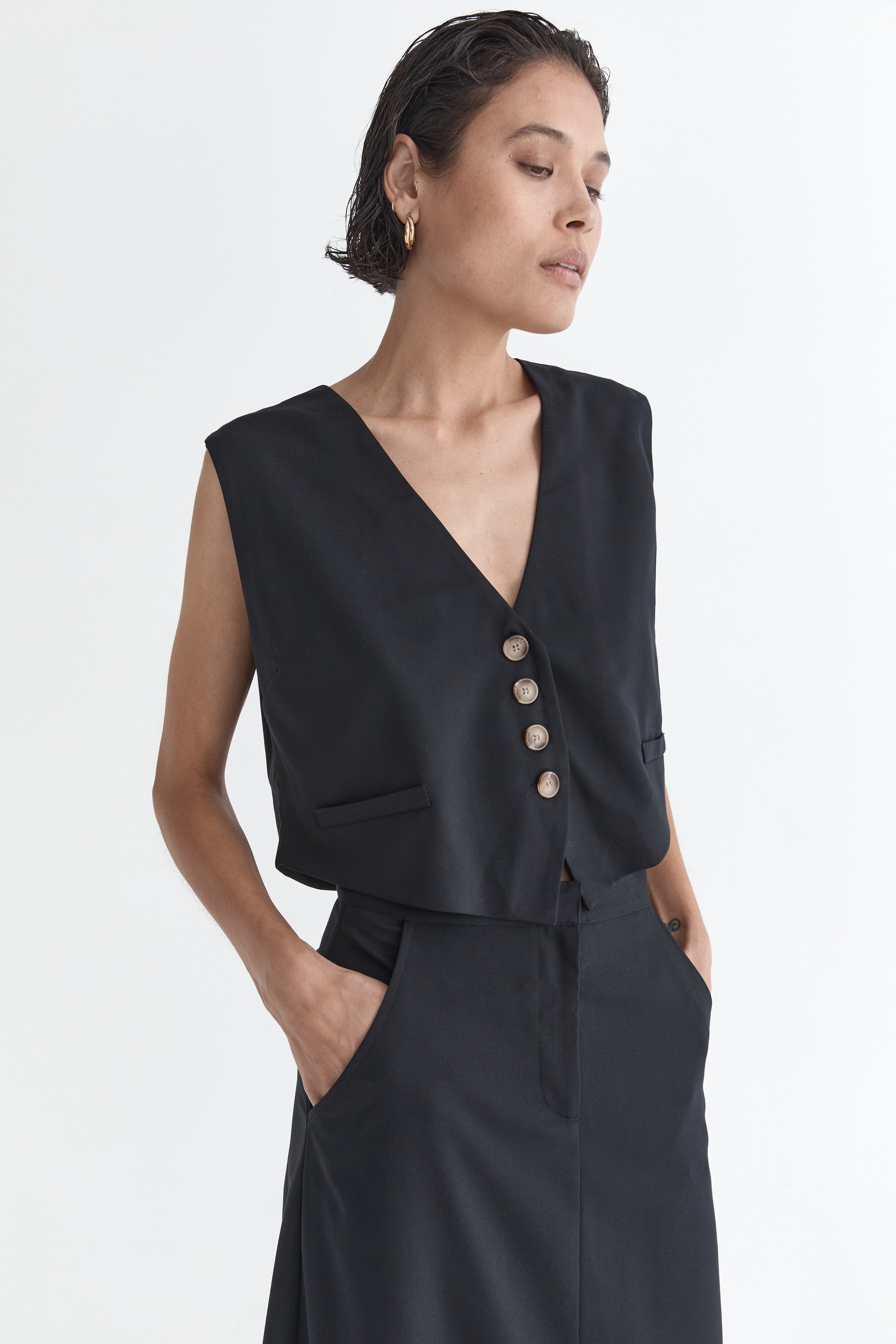 The Manon Waistcoat | Noir