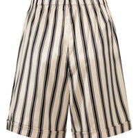 THICK TRIPLE STRIPE BERMUDA SHORTS
