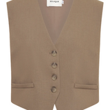 Manon Waistcoat - Creme