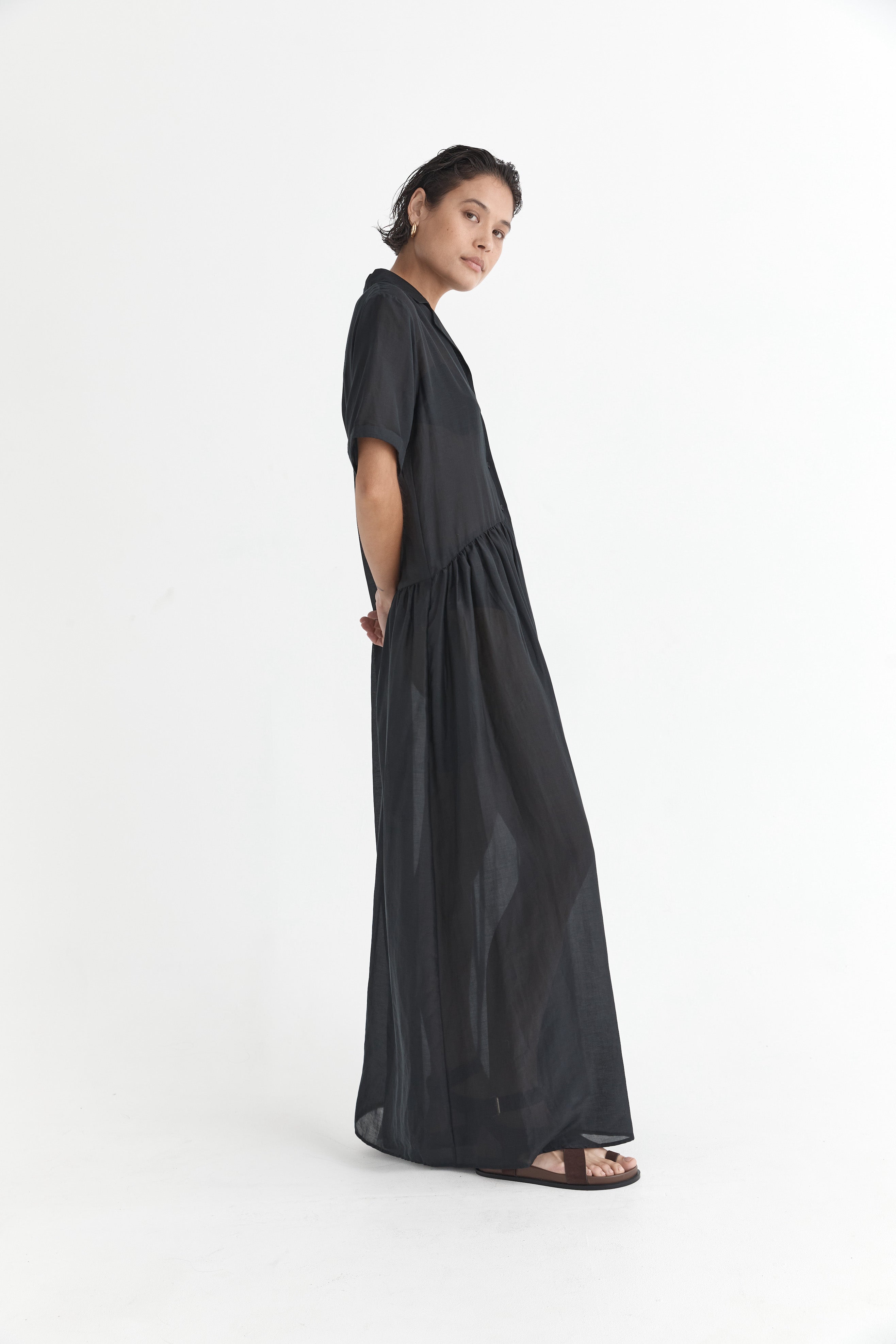 The Carmelia Dress | Noir