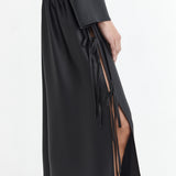 Lucia Tie Up Skirt - Noir