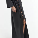 Lucia Tie Up Skirt - Noir