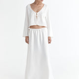 Deni Skirt - Ivory