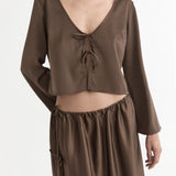 Celeste Blouse - Tobacco