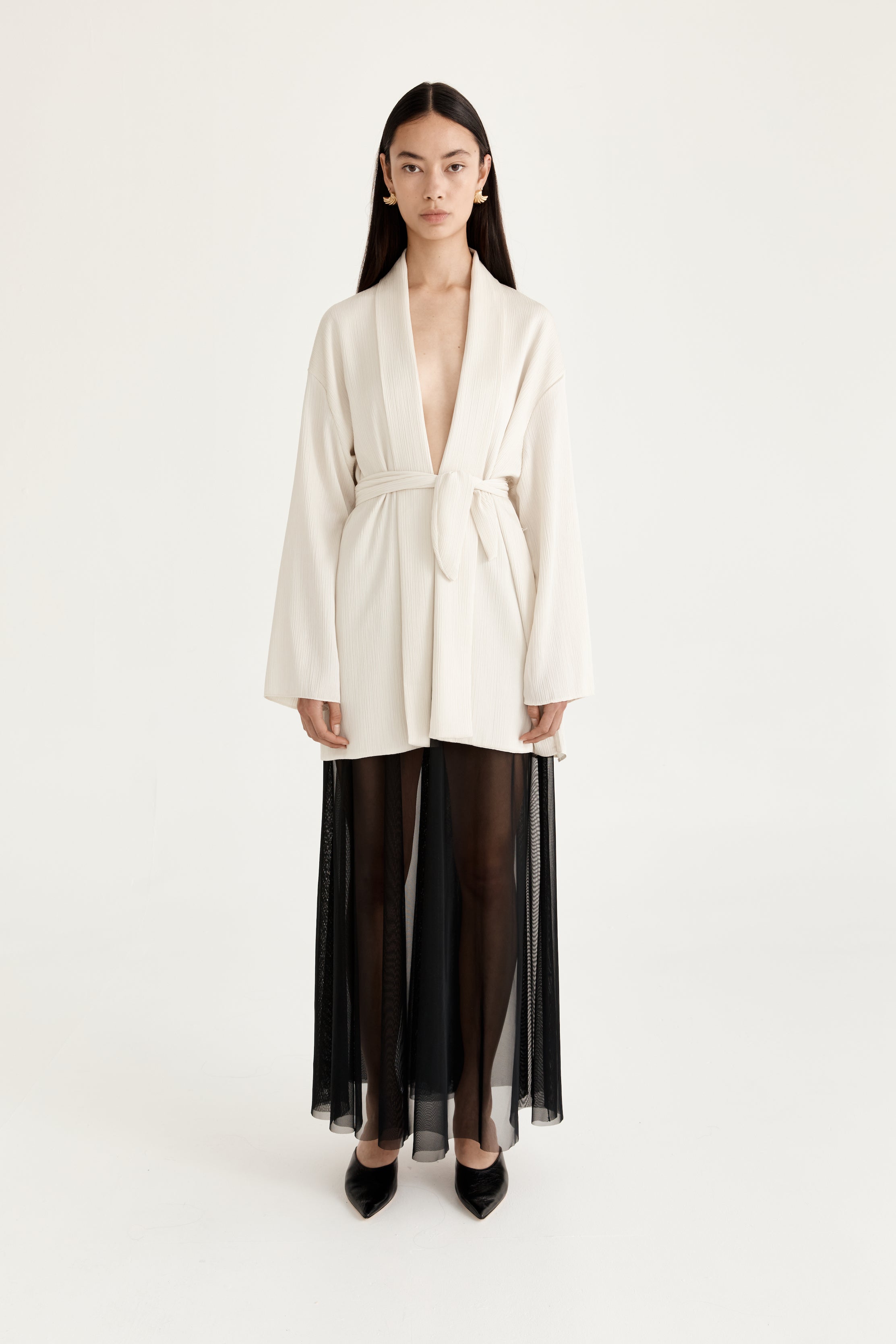 Alma Pleated Robe