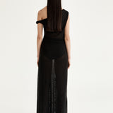 Anya Asymmetrical Mesh Dress