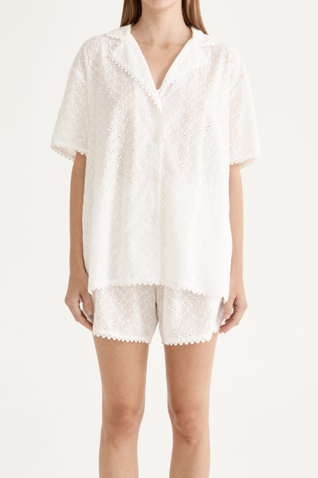 Beau Short - Azalea Broderie