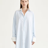 Lou Lou Shirt Dress - Blu Stripe