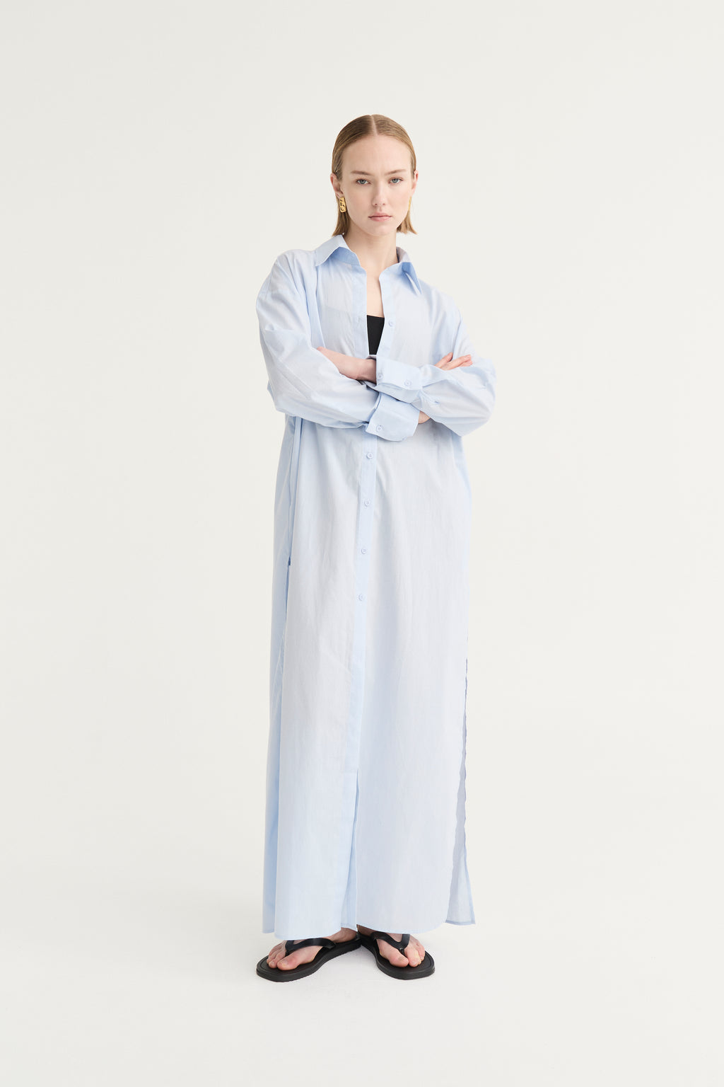 Lou Lou Shirt Dress - Blu