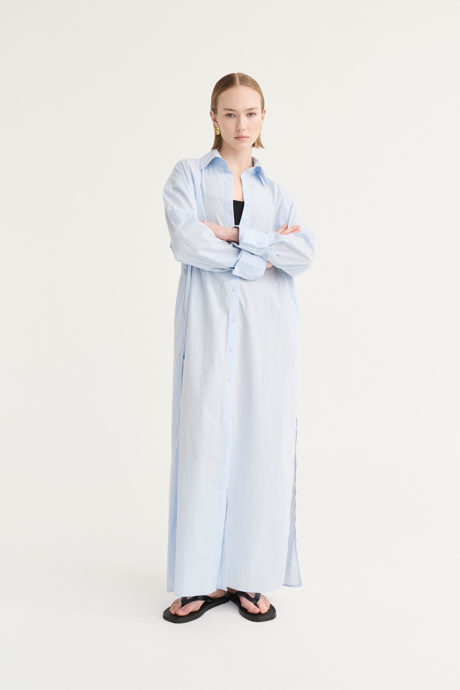 Lou Lou Shirt Dress - Blu