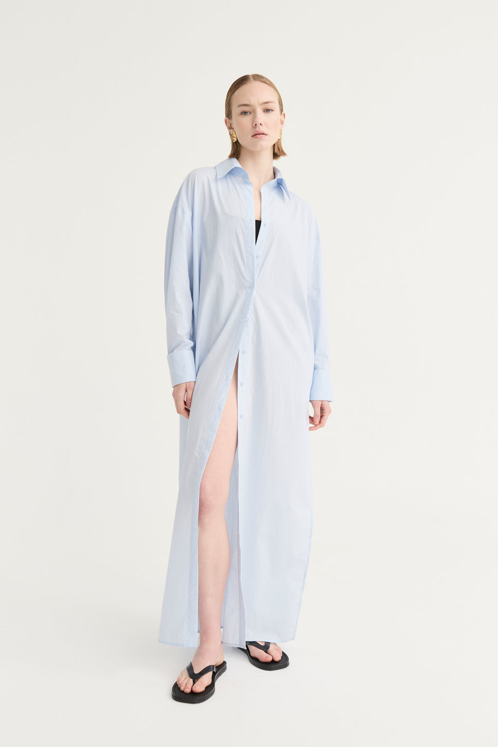 Lou Lou Shirt Dress - Blu