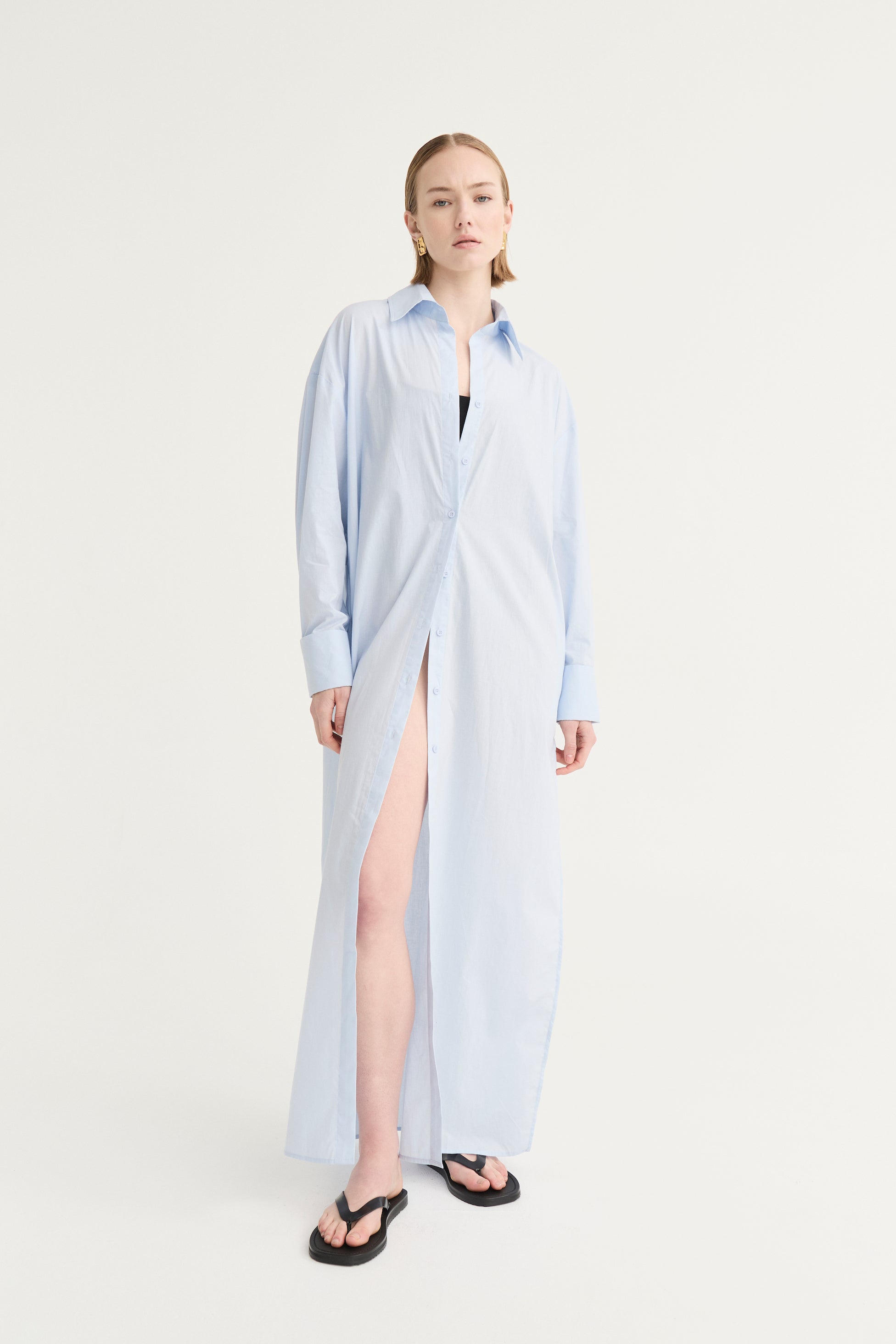 Lou Lou Shirt Dress - Blu