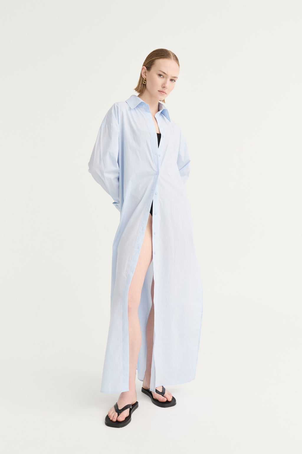 Lou Lou Shirt Dress - Blu