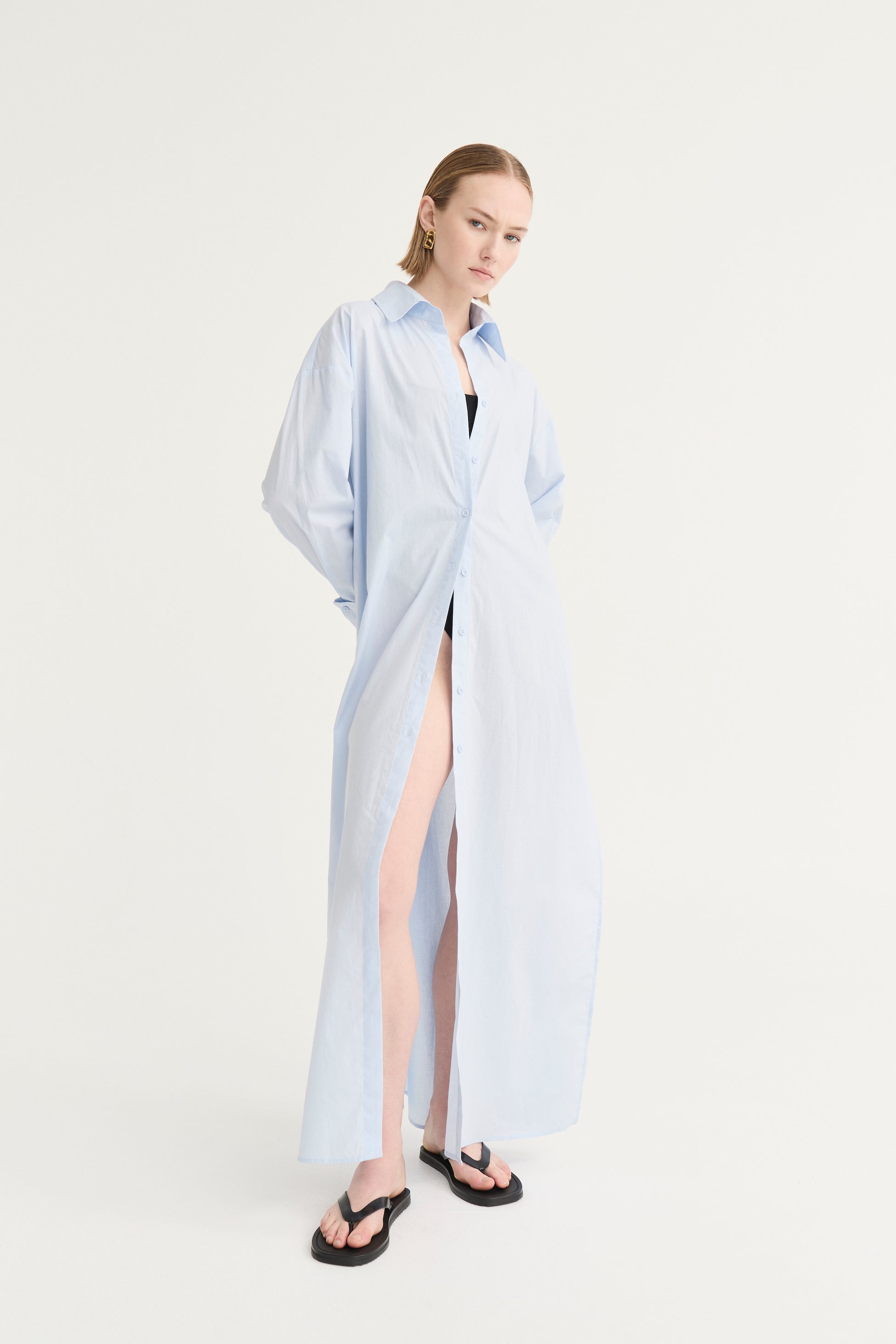 Lou Lou Shirt Dress - Blu