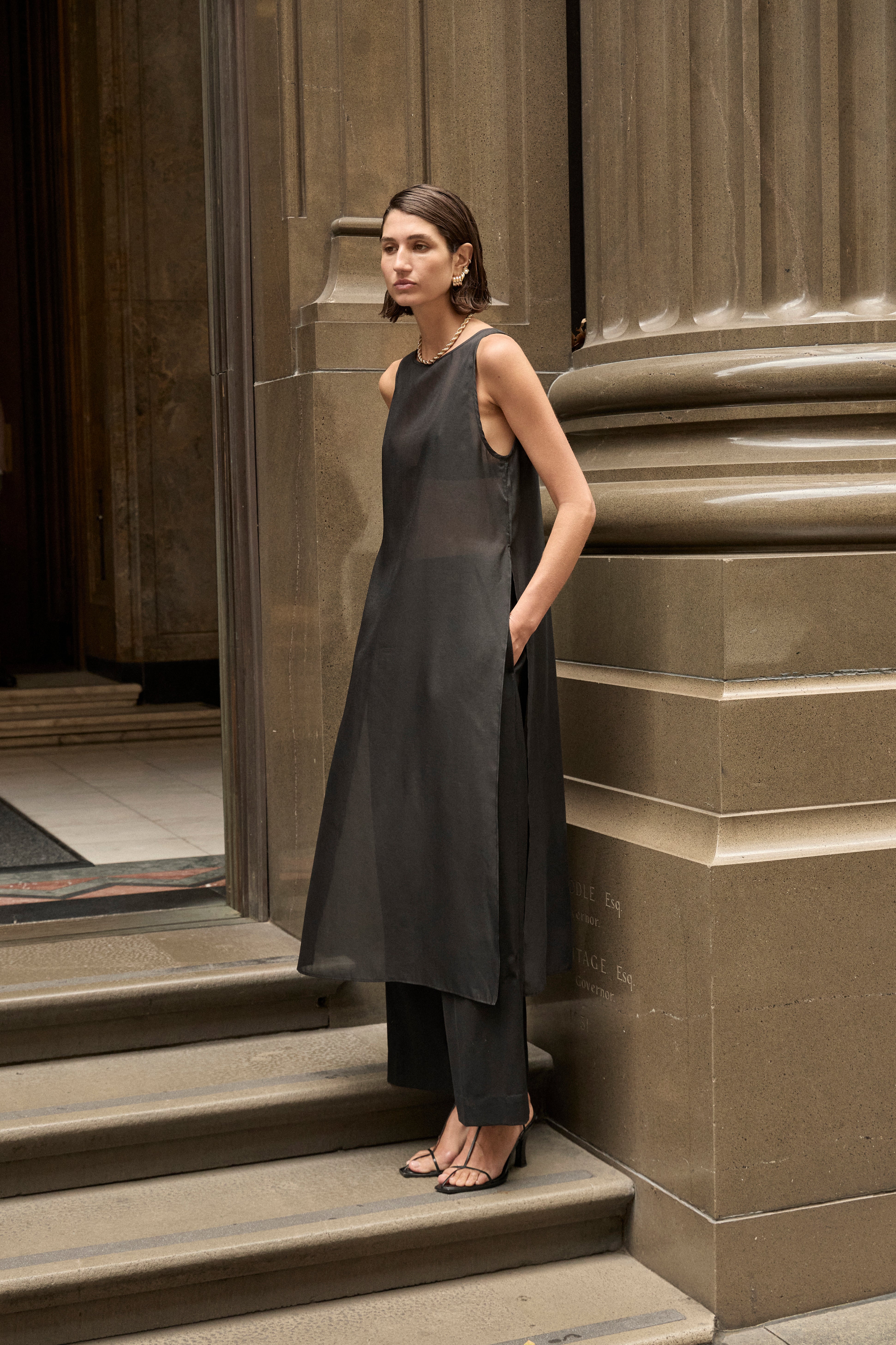Aurora Tunic | Noir