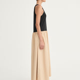 Marlo Dress - Noir/Tan