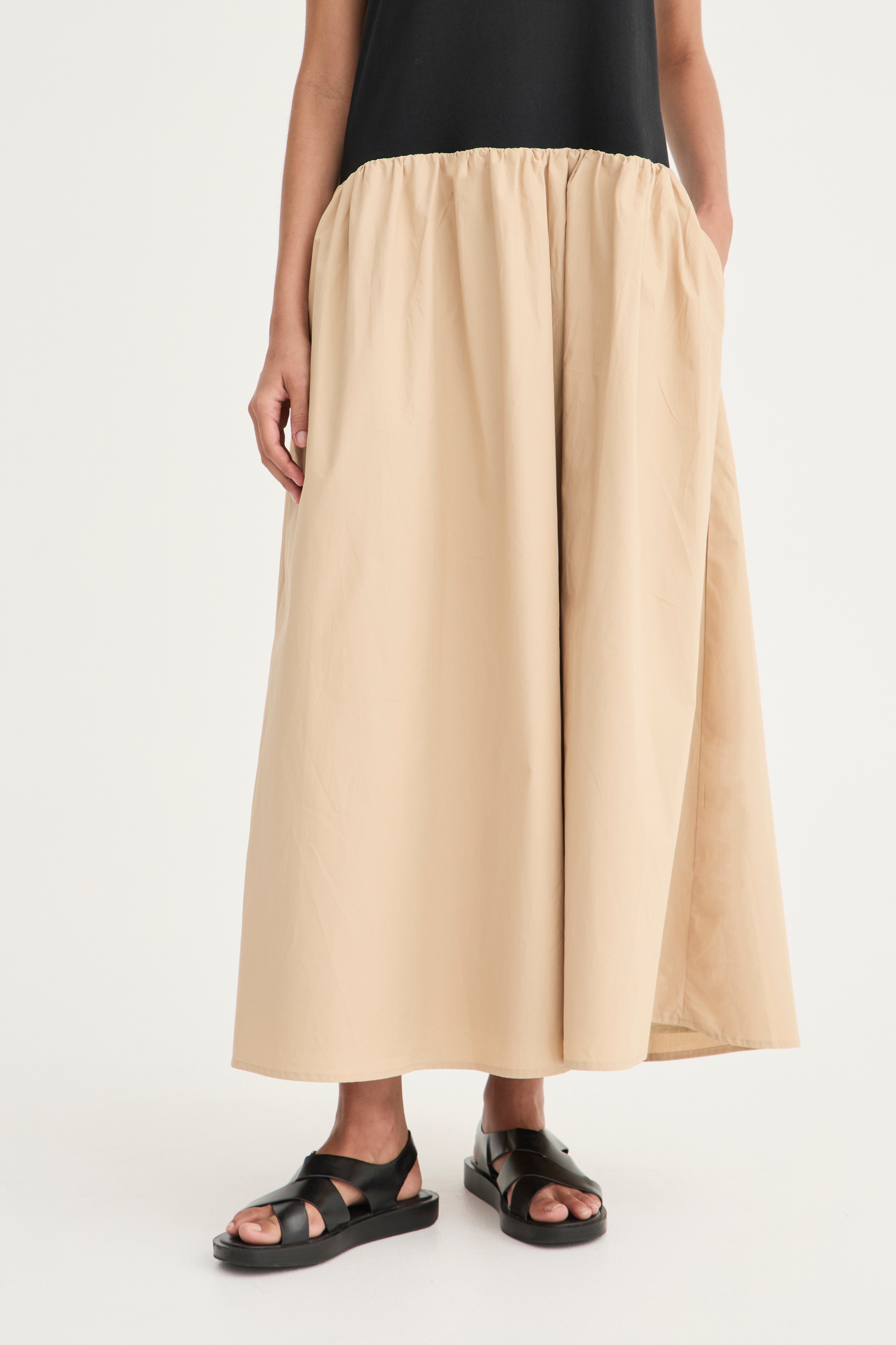 Marlo Dress - Noir/Tan