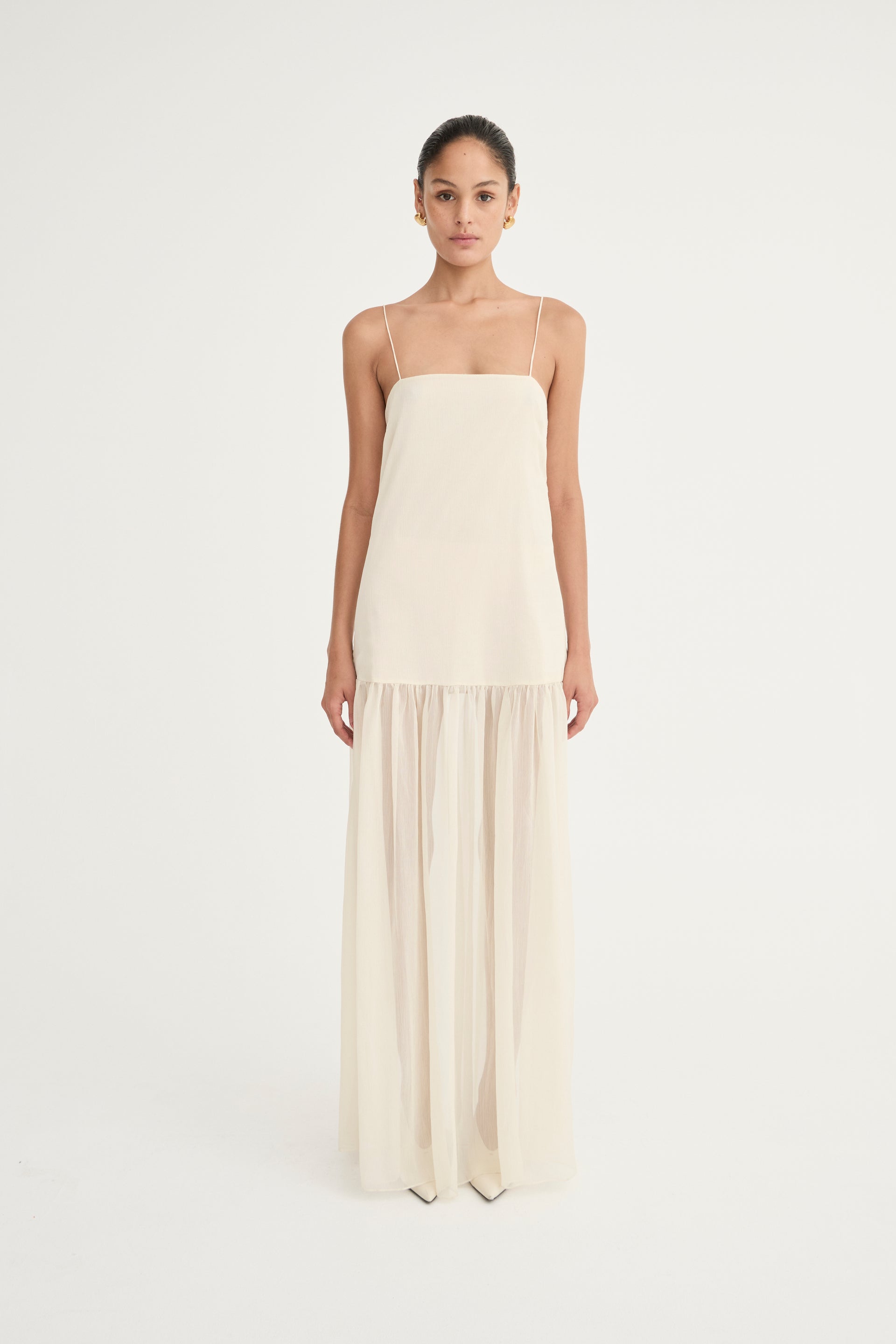 knee length dresses for ladies 9Seed Paloma Ruffle Maxi Dress – Melmira Bra & Swimsuits