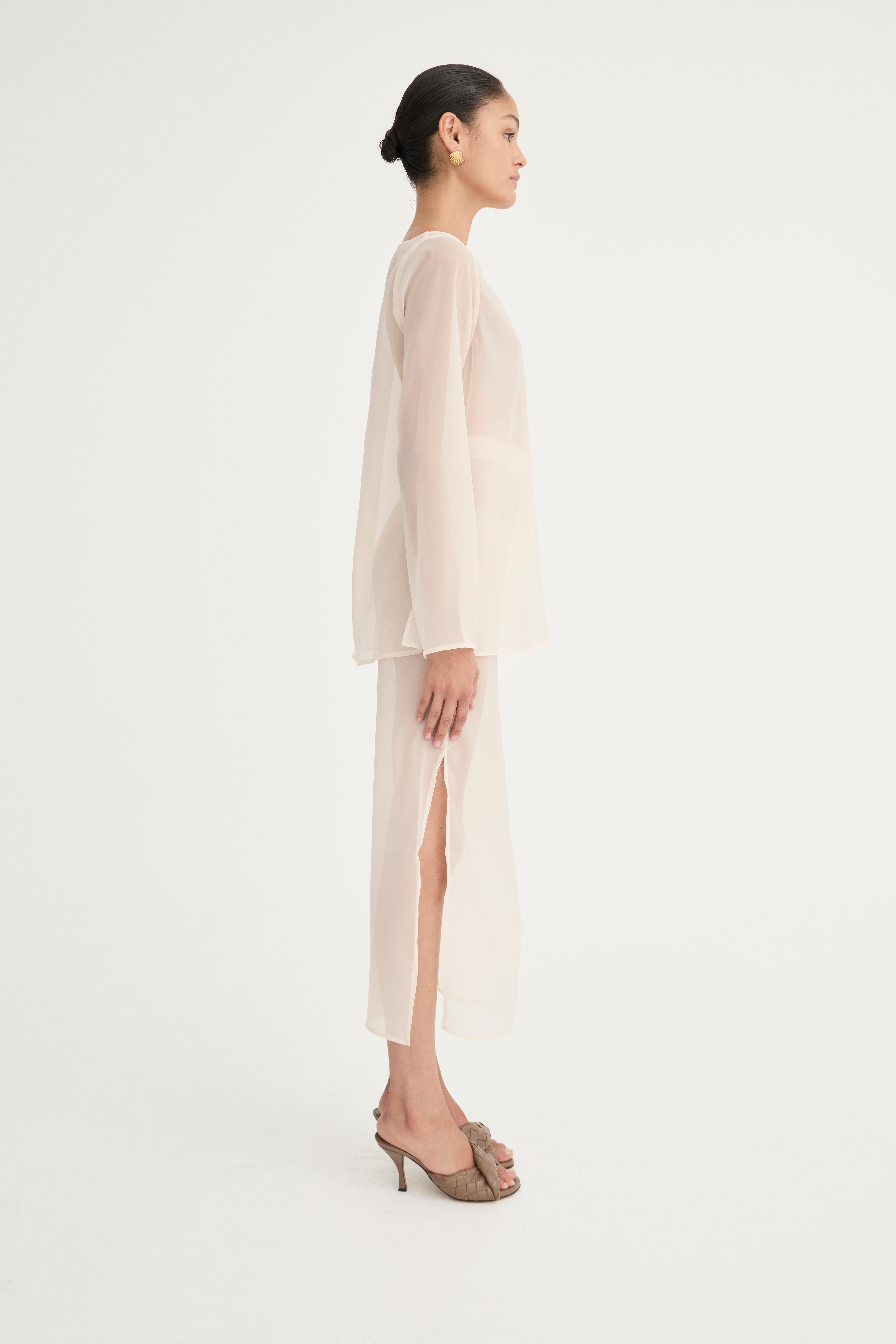 Laurent Skirt | Ivory