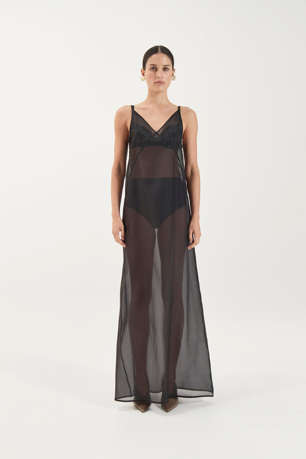 Georgette Dress - Noir