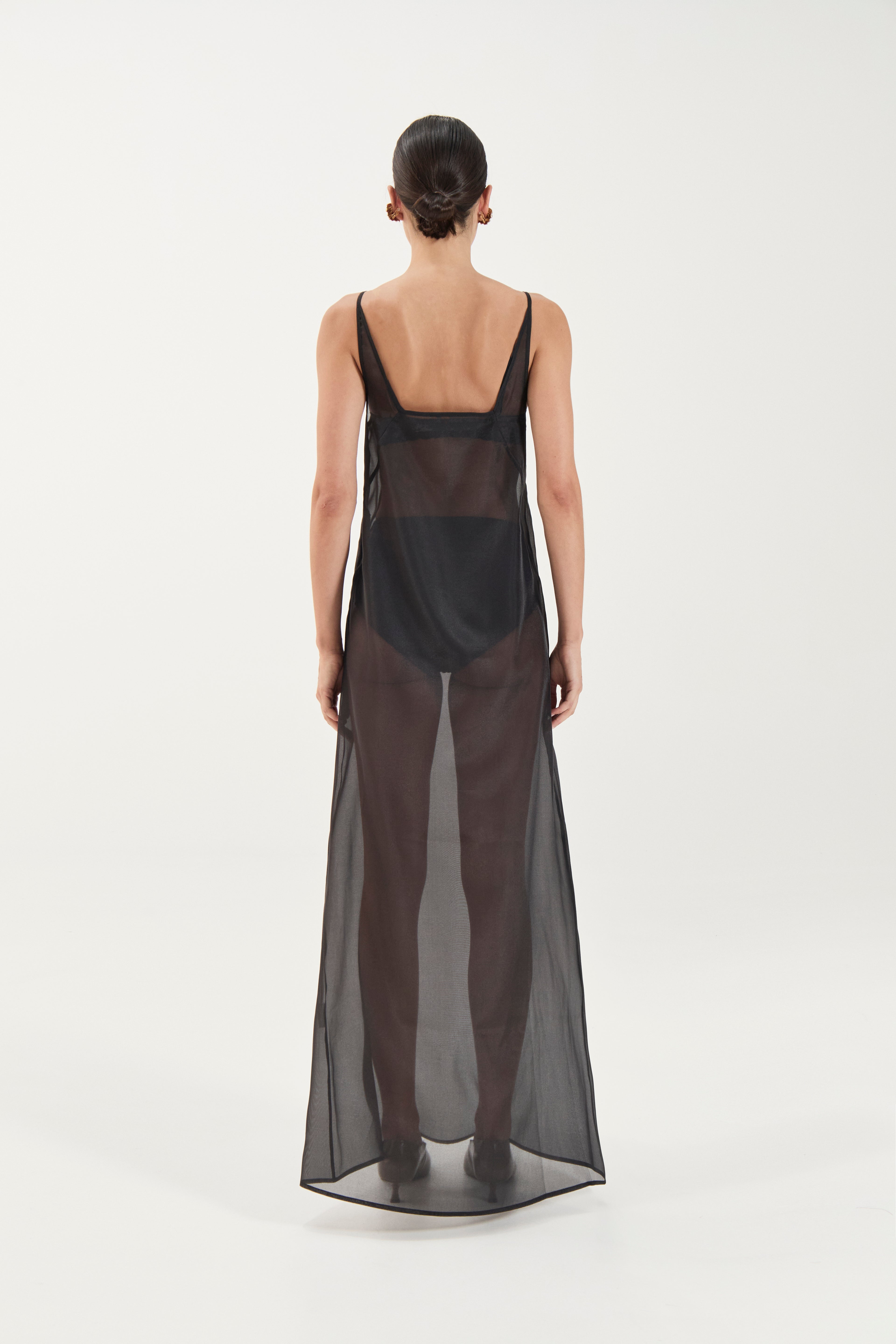 Georgette Dress - Noir
