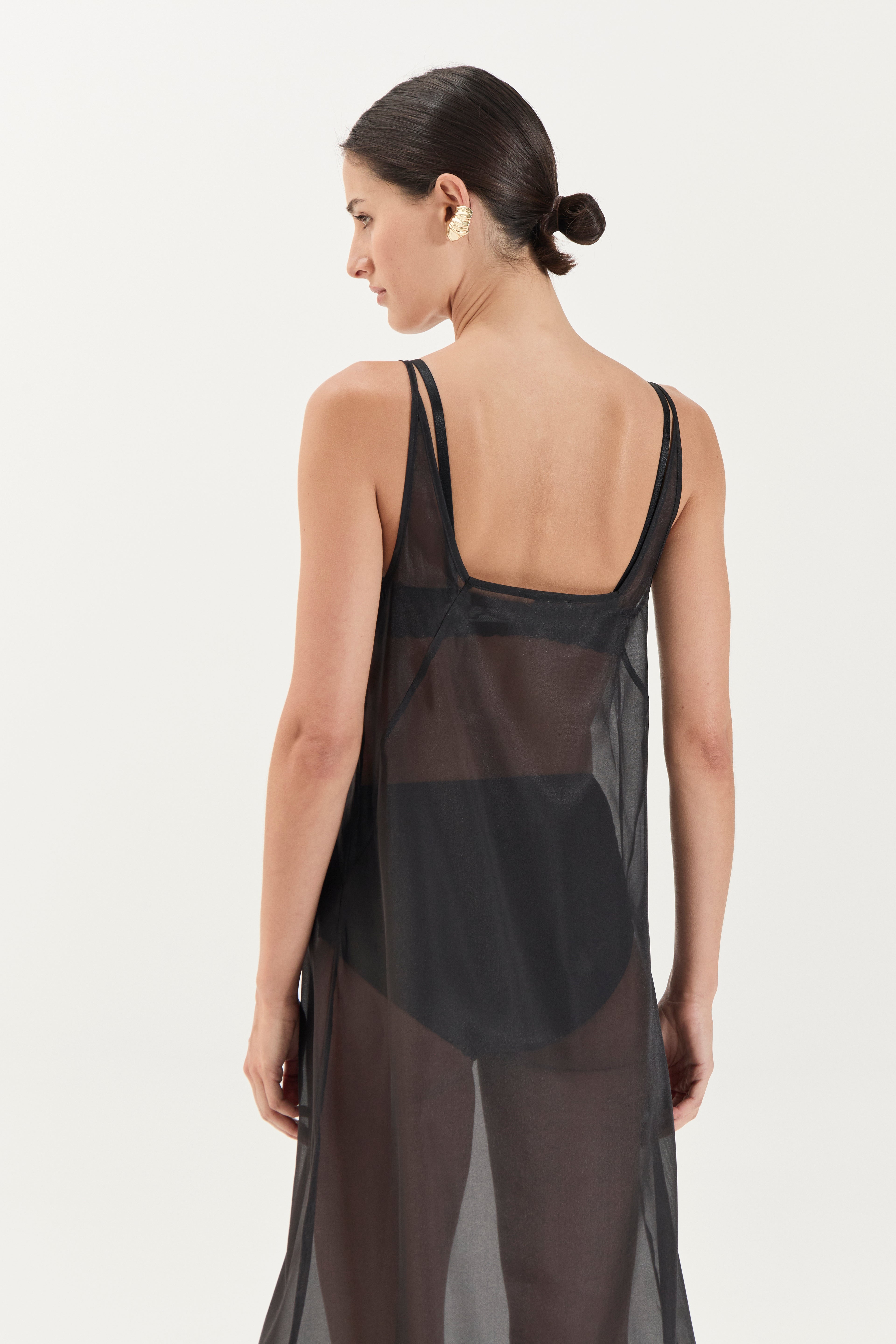 Georgette Dress - Noir
