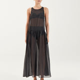 Marlo Dress - Sheer Noir